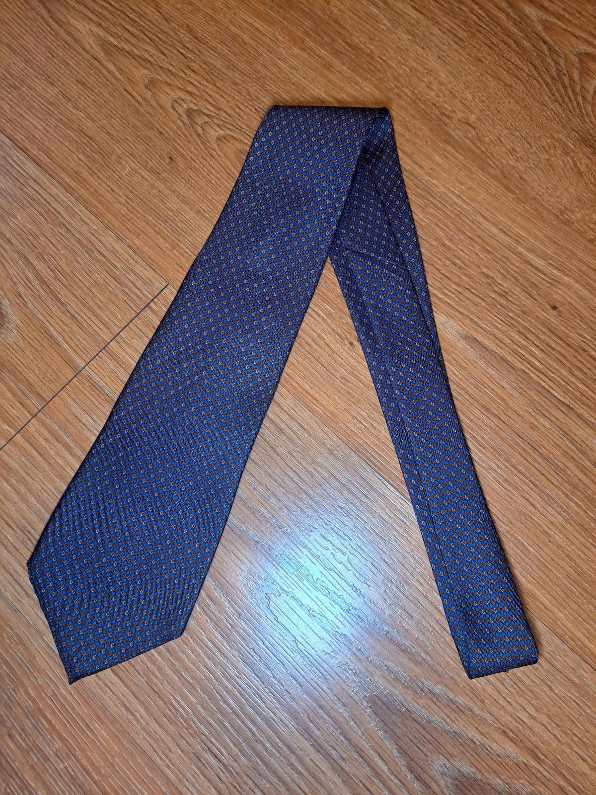Polo Ralph Lauren Ralph Lauren Silk Tie Purple Geometric Handmade in USA Size ONE SIZE - 6 Thumbnail
