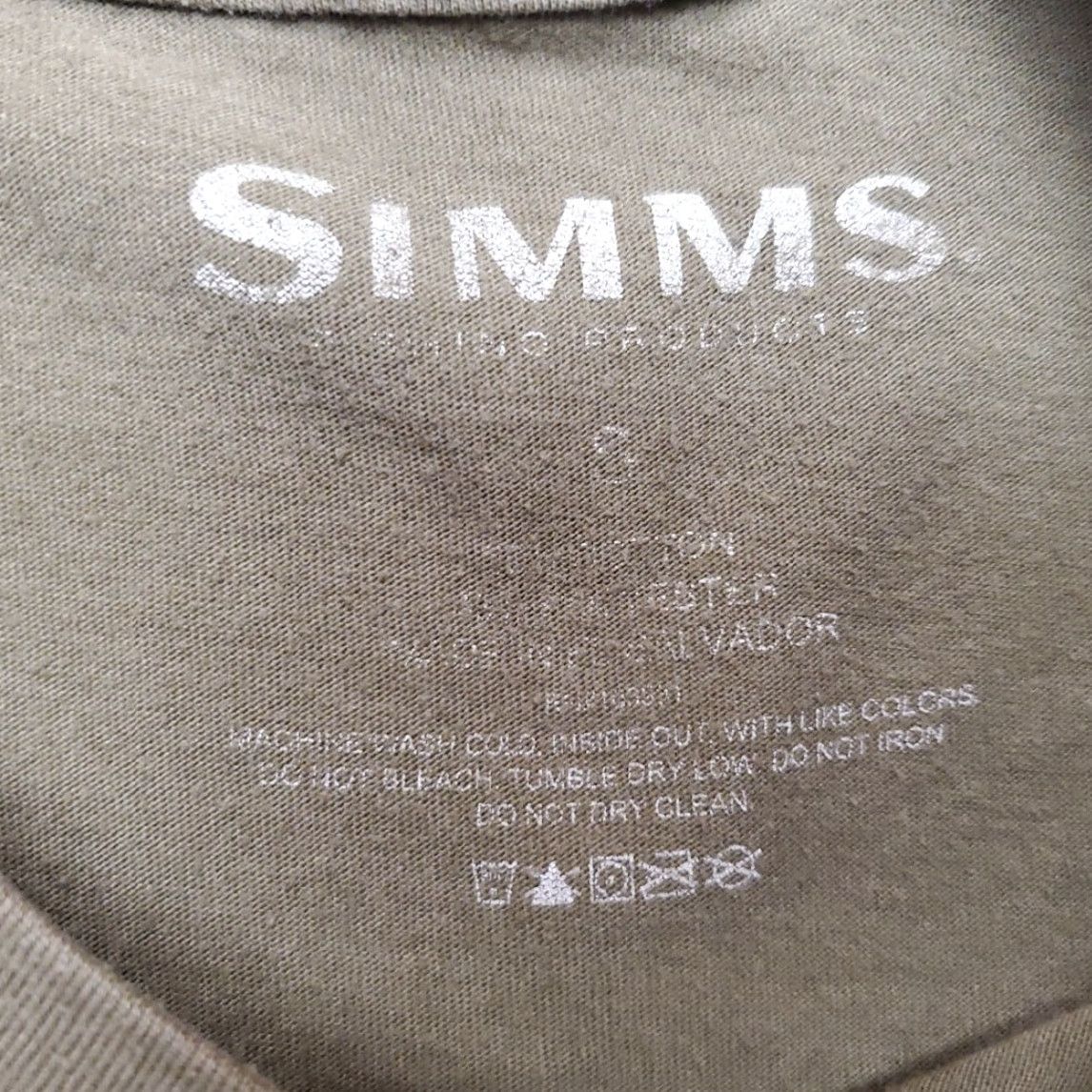 Olive VINTAGE Simms Fishing Shirt Mens S Olive Green Western Trout Fly Fisherman Equipment Shirt Mens S Green 90s Outdoors Mens Size US S / EU 44-46 / 1 - 4 Thumbnail