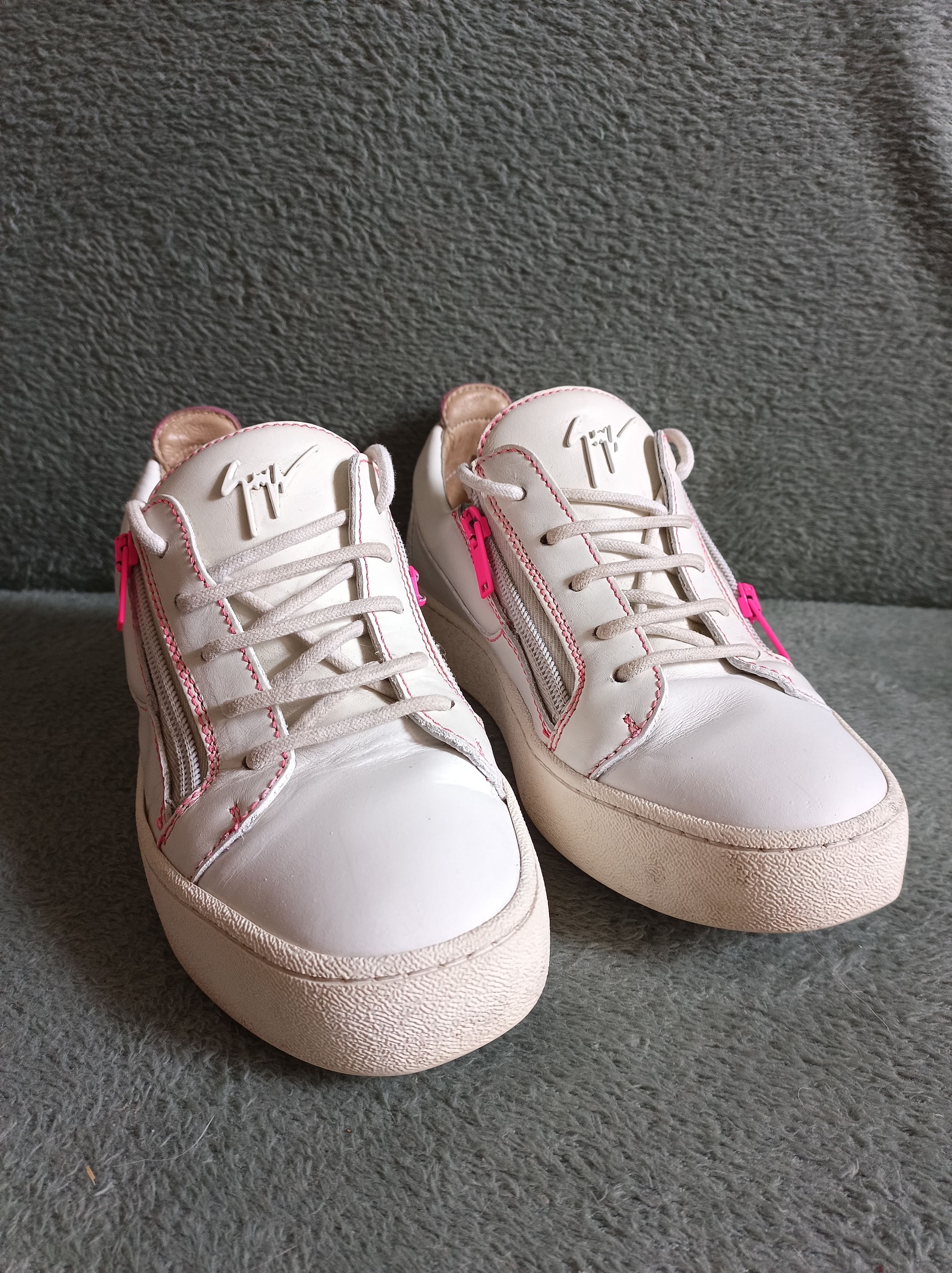 Giuseppe Zanotti Giuseppe Zanotti Gail Contrasting Sneakers Leather Size 39.5 Size US 9.5 / IT 39.5 - 5 Thumbnail