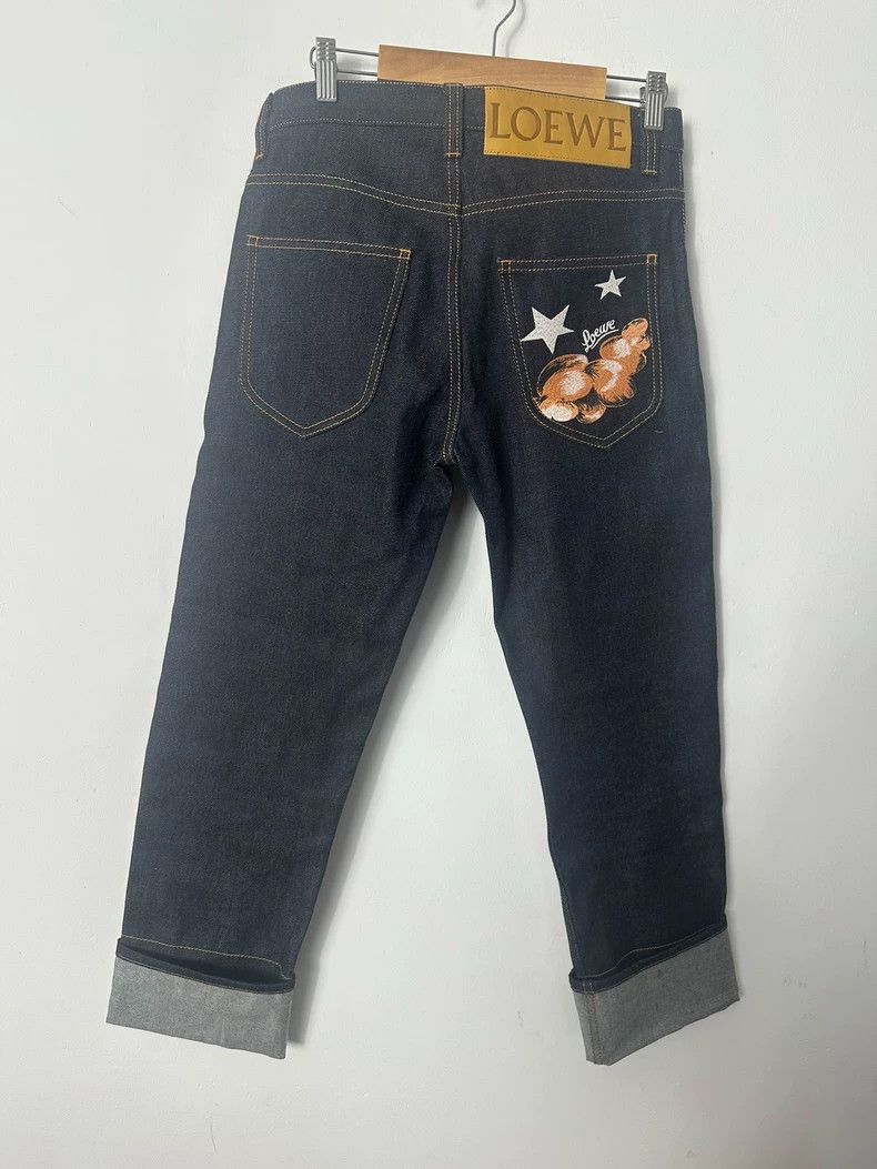 Loewe Loewe Dark blue hemmed jeans Size 42" / US 20 - 2 Thumbnail