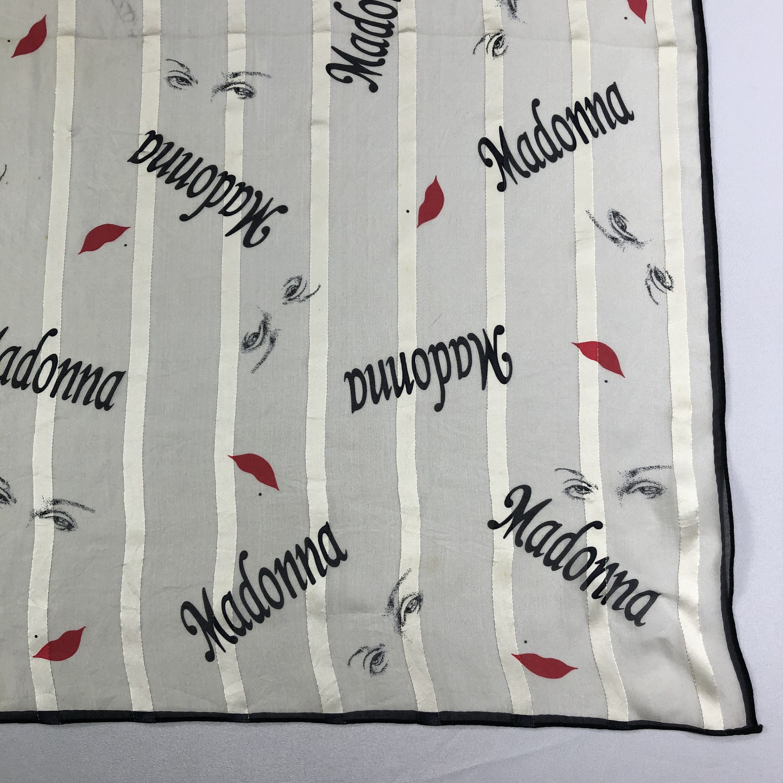 Vintage Vintage Madonna Silk Scarf Size ONE SIZE - 4 Thumbnail