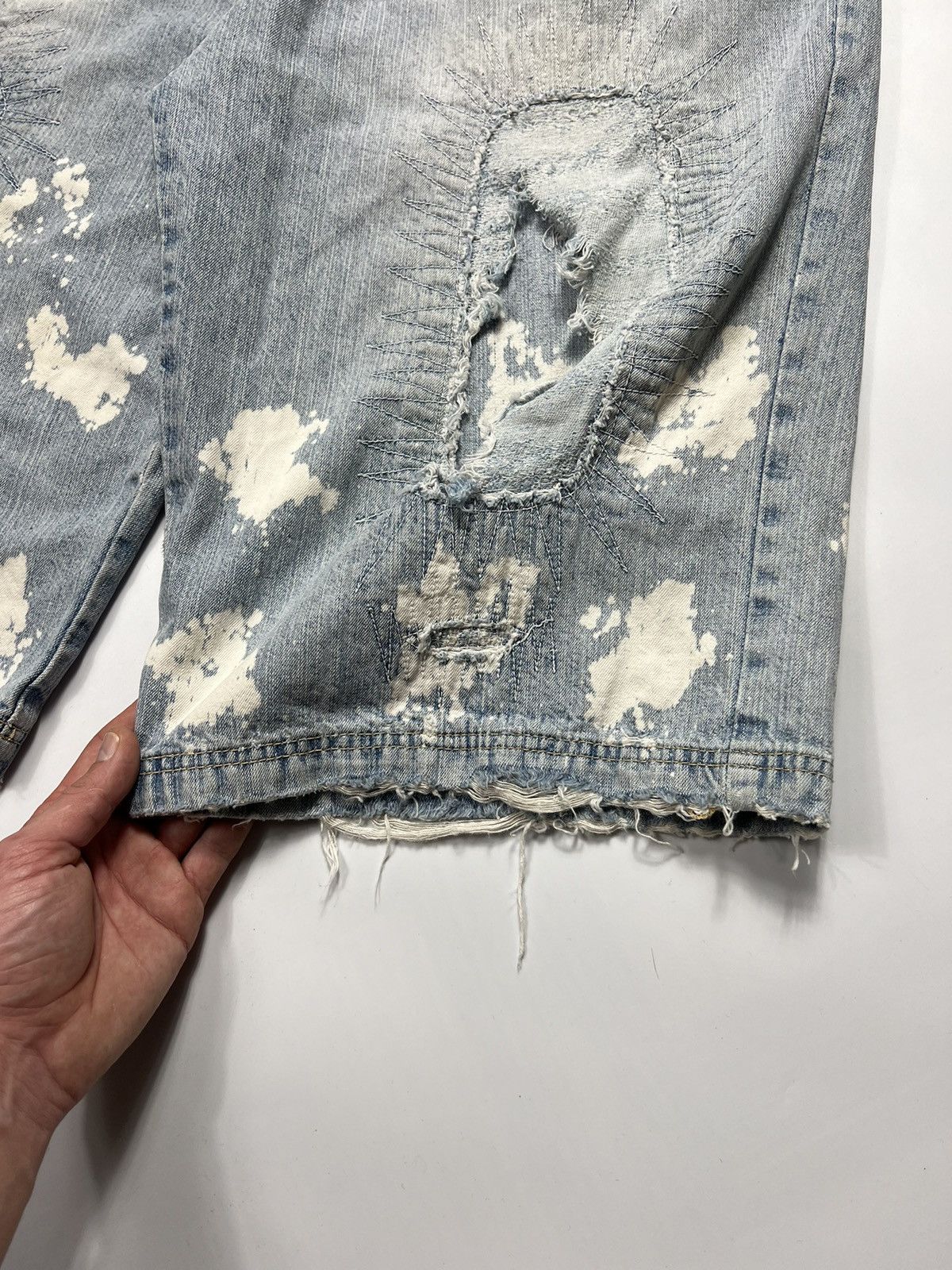 Vintage Vintage Noize Jeans Baggy Distressed Denim Shorts Size US 34 / EU 50 - 6 Thumbnail