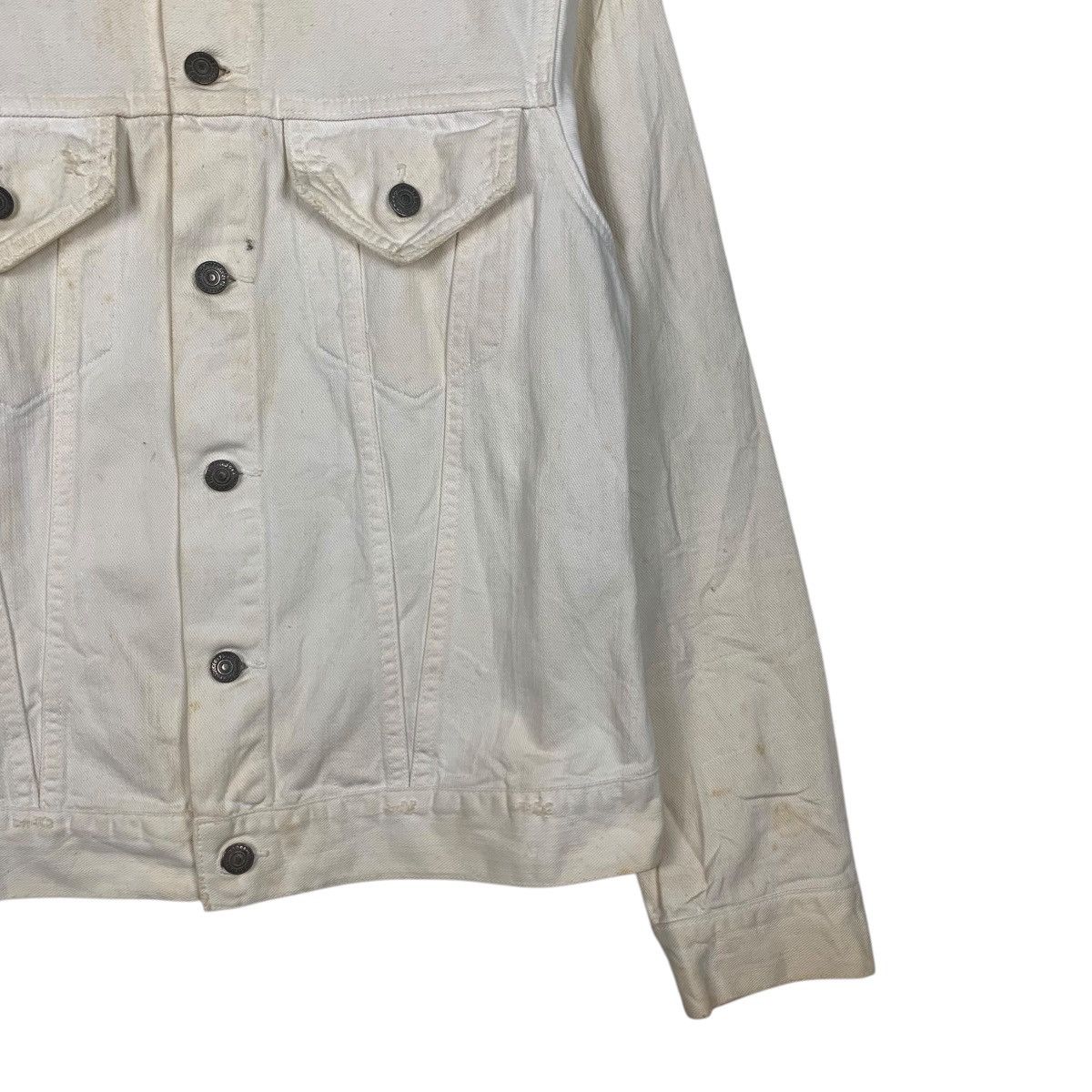Japanese Brand DOMINGO SPELLBOUND Type 3 White Denim Jacket #2096-C91 Size US M / EU 48-50 / 2 - 4 Thumbnail