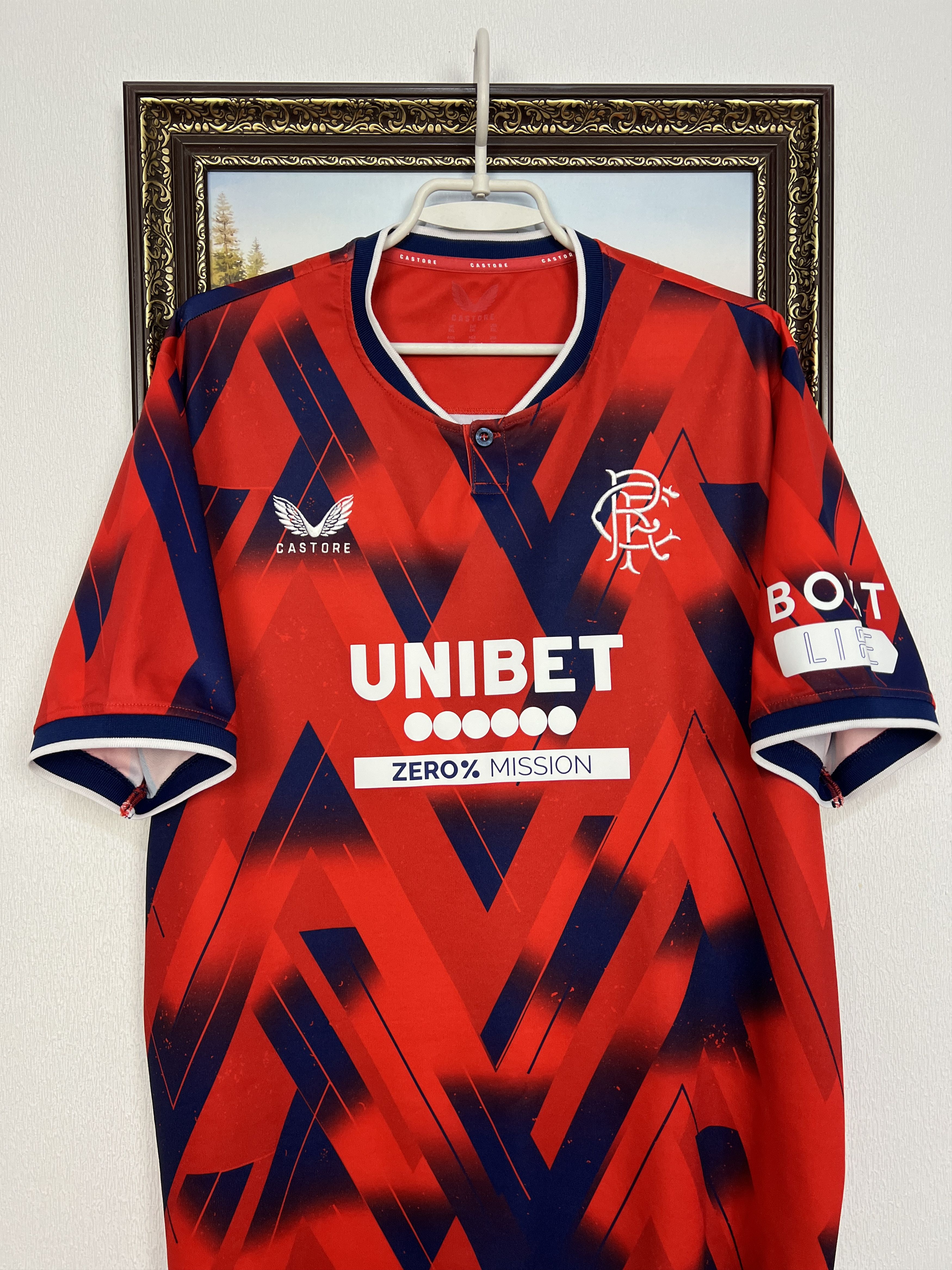 Castore Rangers Special football shirt 2023 Soccer Jersey Trikot Size US XXL / EU 58 / 5 - 2 Thumbnail