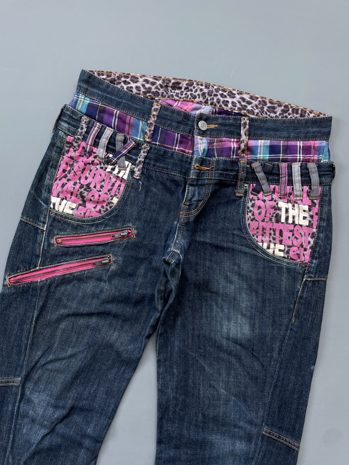 Other Double Waist Jeans Size US 33 - 1 Thumbnail