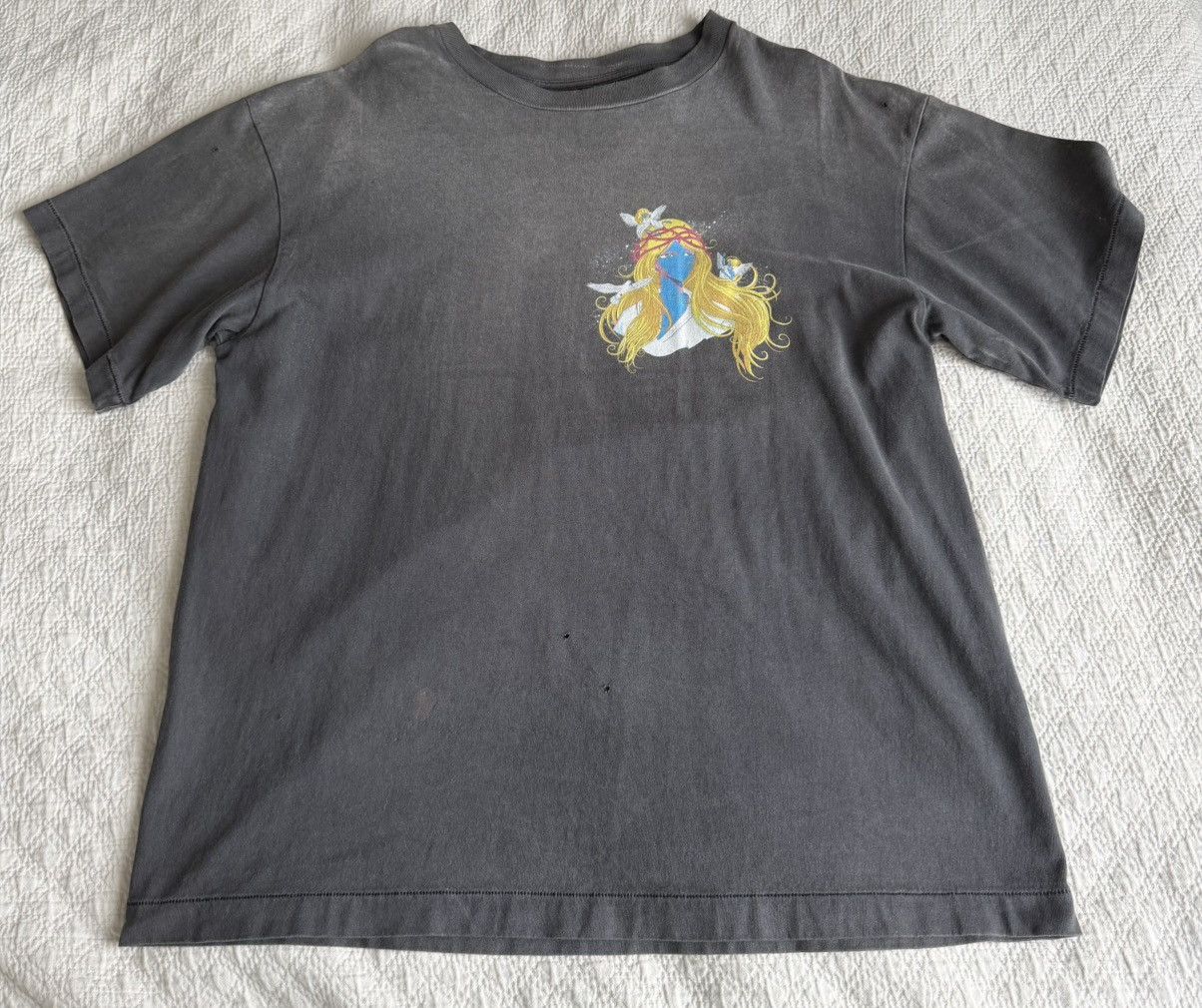 Saint Michael Saint Michael Blue Face 2023 XL tee Size US XL / EU 56 / 4 - 1 Thumbnail