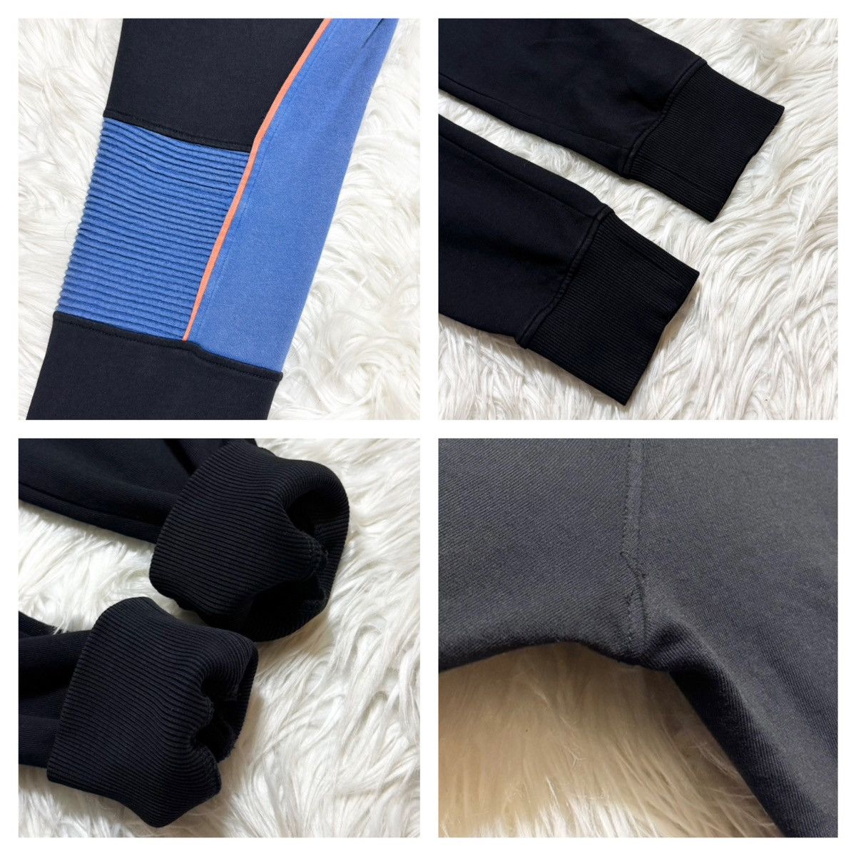 Balmain Balmain Homme Color-blocked Biker Sweatpants Size US 29 - 17 Thumbnail