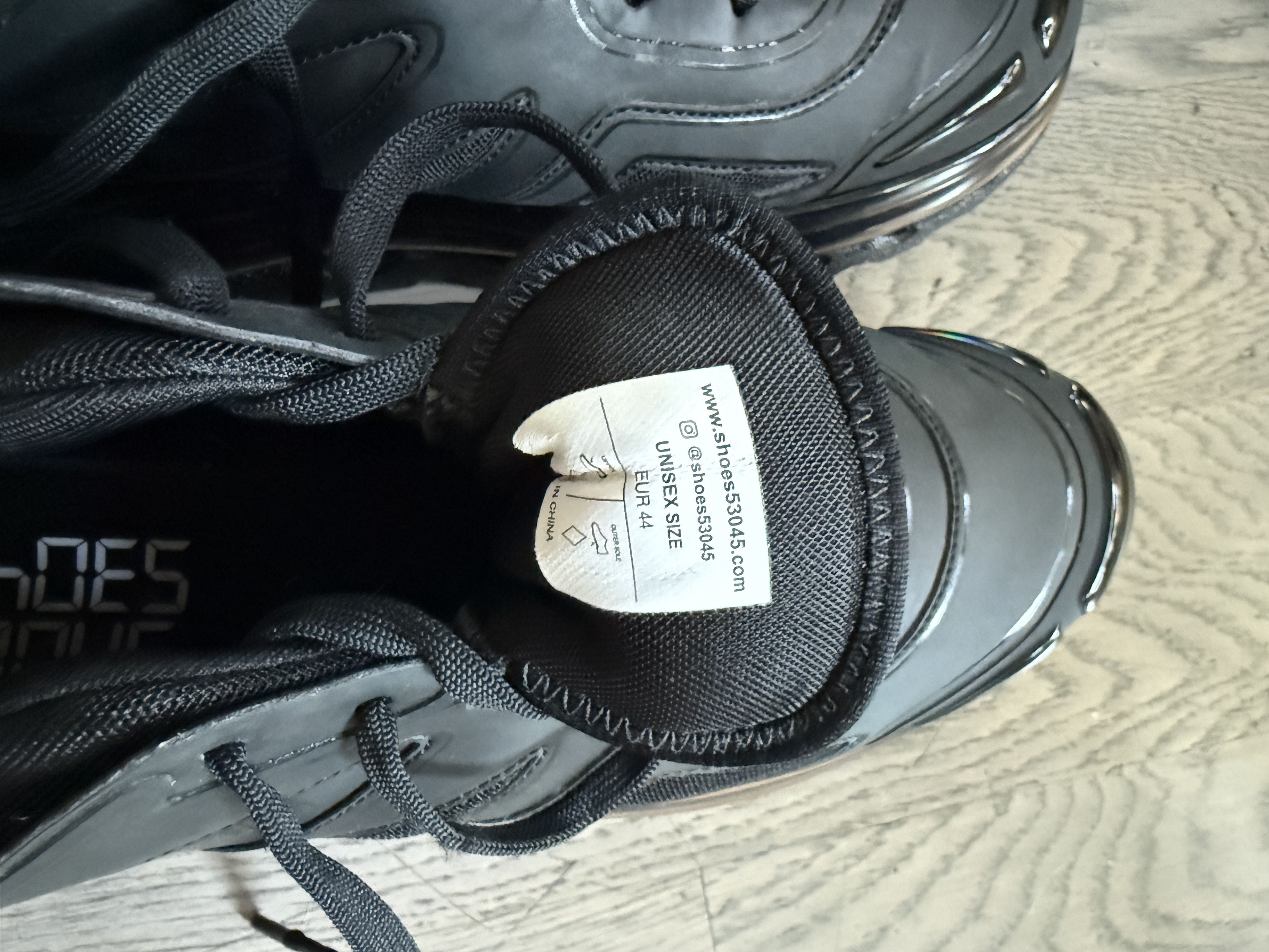 Other shoes53045 comfy black sneakers Size US 11 / EU 44 - 4 Thumbnail