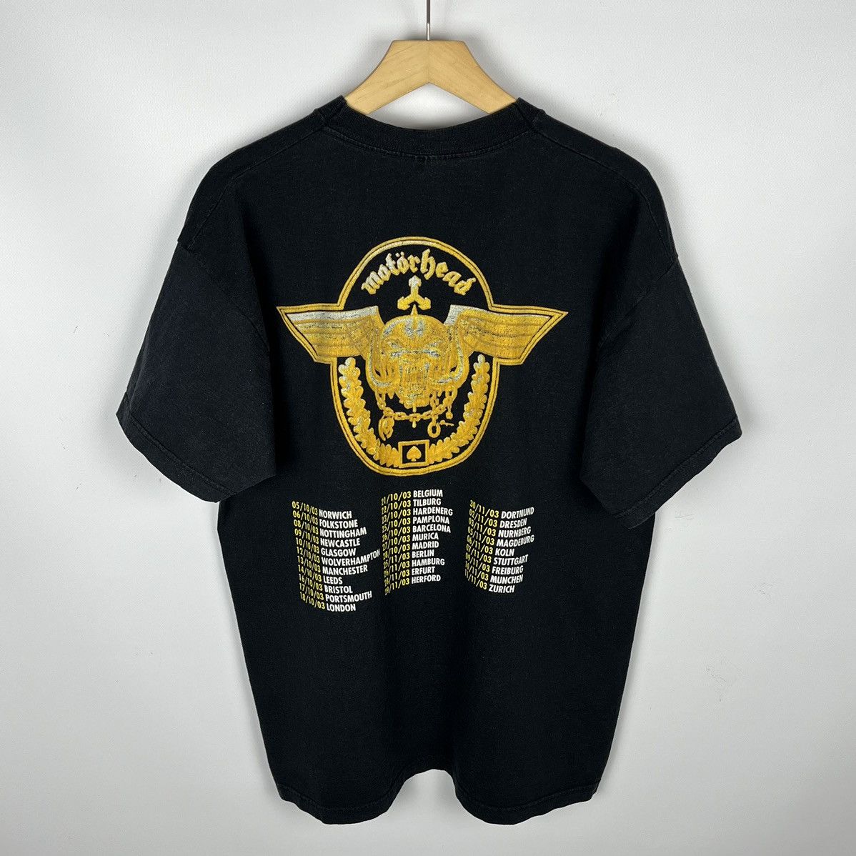 Band Tees Vintage Motorhead rare tour rock band tee 2003 Size US XL / EU 56 / 4 - 14 Thumbnail
