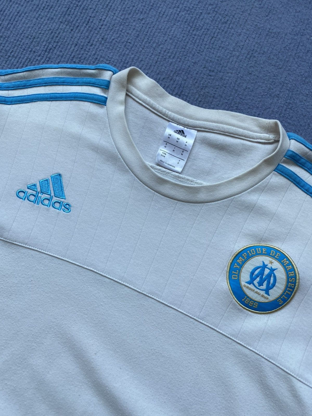 Adidas Adidas Olympique Marseille Tee✨ Size US M / EU 48-50 / 2 - 3 Thumbnail