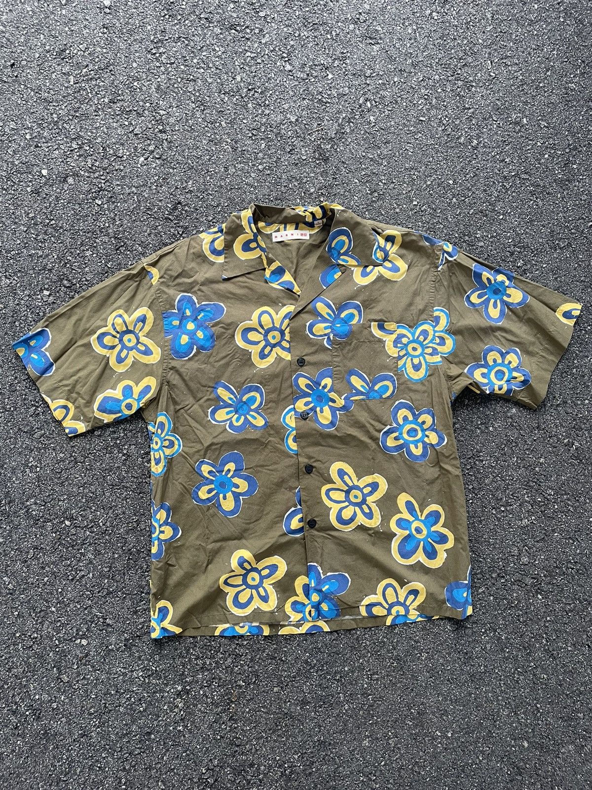 Marni Fast deal Marni Open Collar Shirt Size US S / EU 44-46 / 1 - 2 Thumbnail