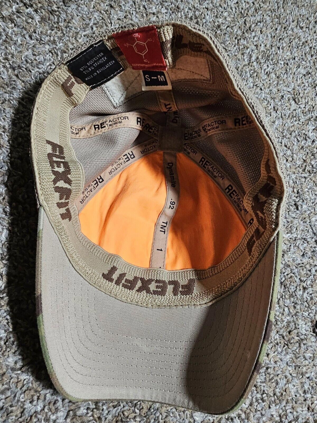 Designer refactor tactical patch blast hat S/M fit YUPOONG Tan CAMO Size ONE SIZE - 8 Thumbnail