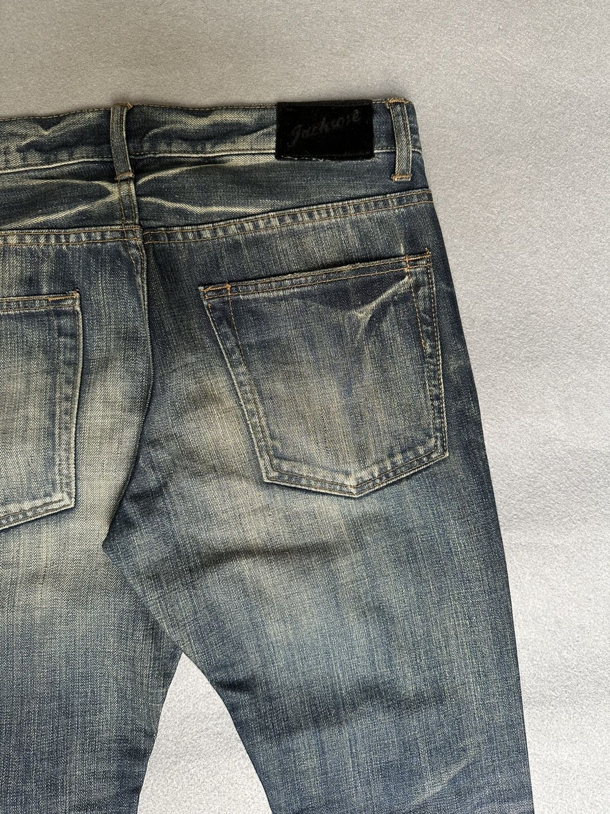 JACKROSE Jack Rose Japan Claw Marks Blue Rusty Denim Size US 32 / EU 48 - 17 Thumbnail