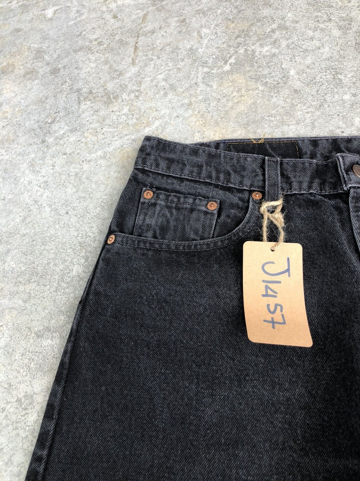 Levi's Vintage 90s Levis 550 Distressed Jeans Baggy Distressed Size US 32 / EU 48 - 14 Thumbnail