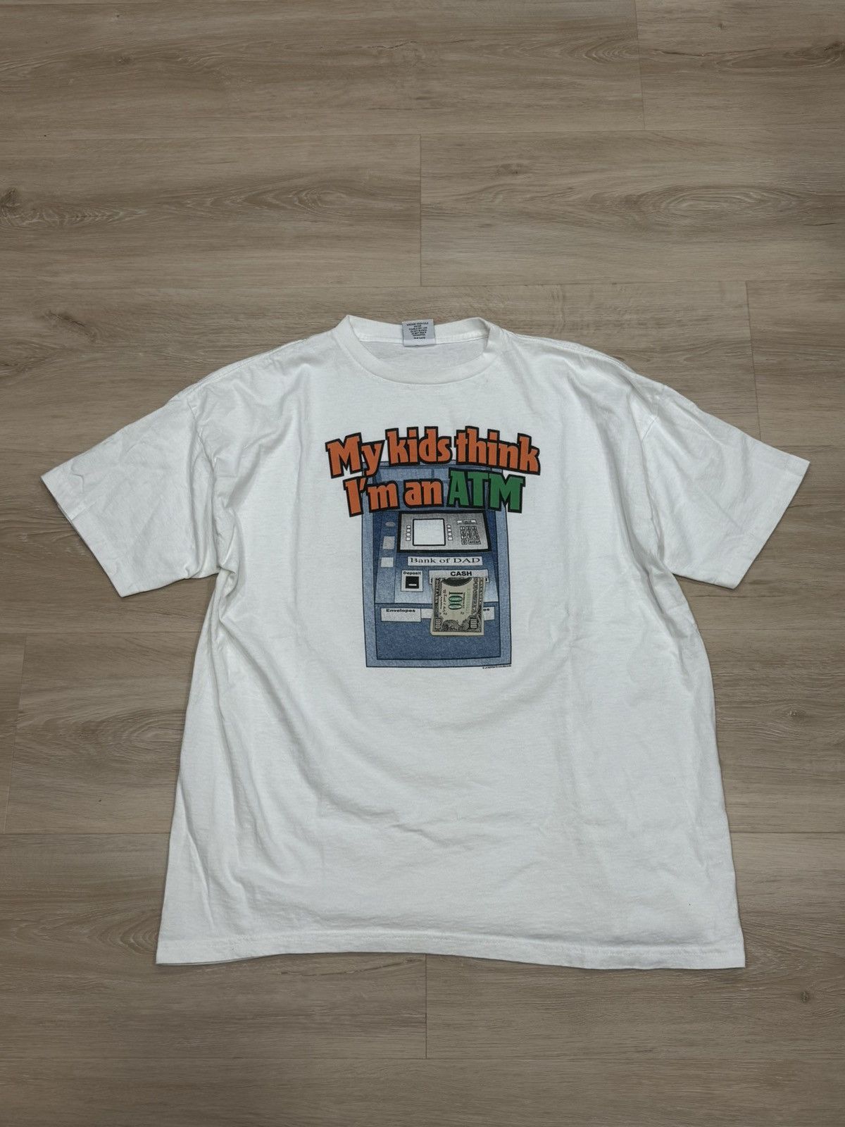 Vintage Vintage Funny ATM Tee Size US XXL / EU 58 / 5 - 1 Thumbnail