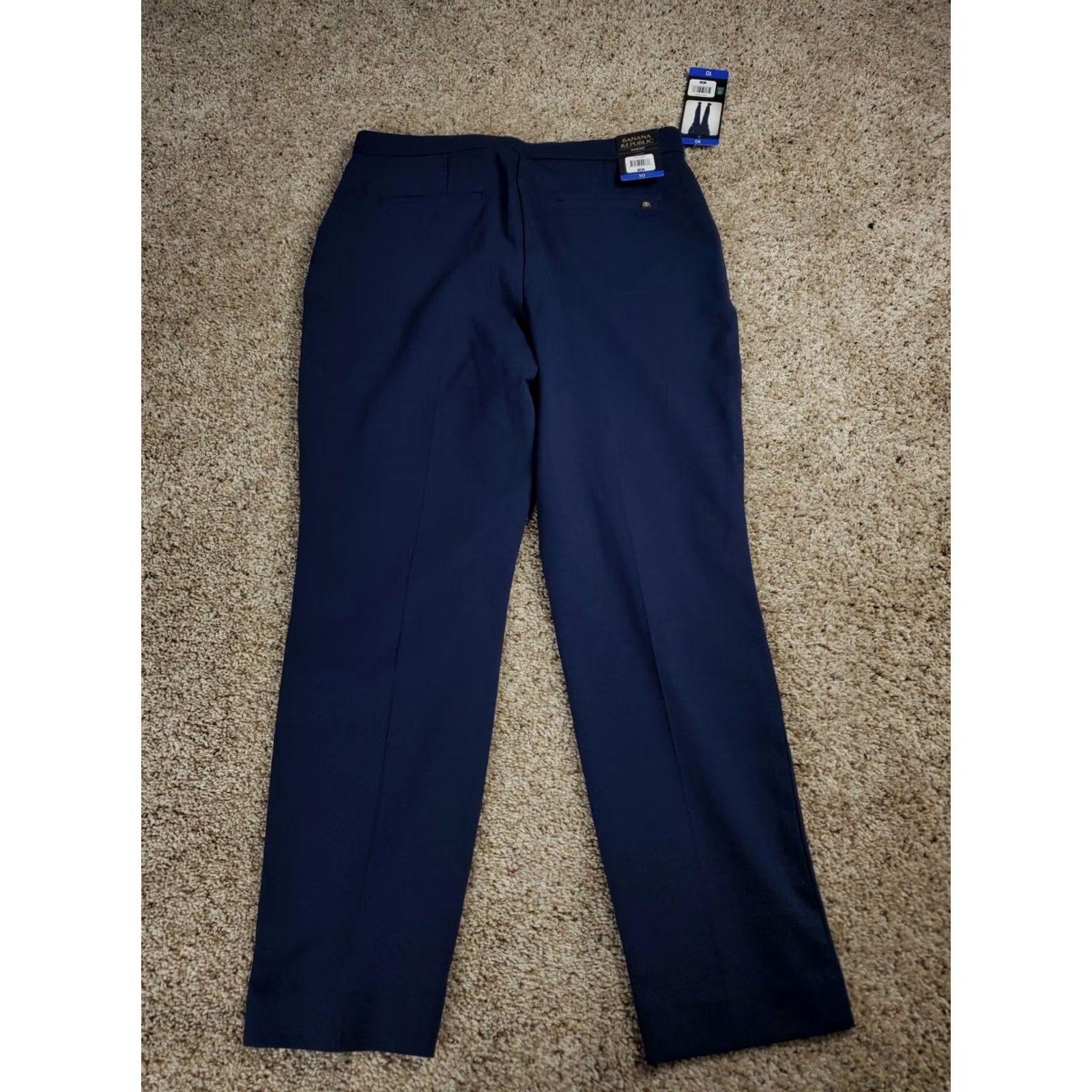 Banana Republic Banana Republic Skinny Everywhere Ponte Pants 10 Women Blue High Rise Ankle NWT Size 32" / US 10 / IT 46 - 6 Thumbnail
