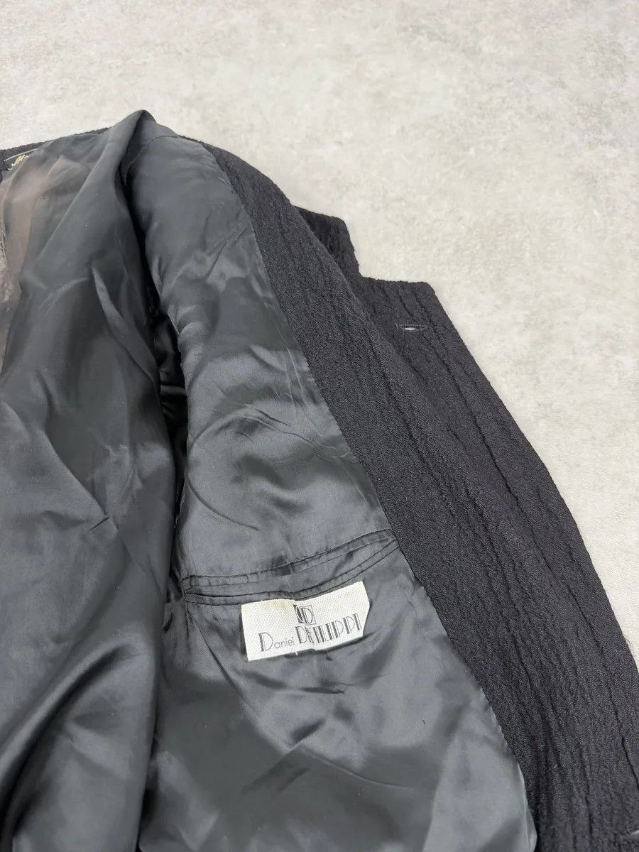 Emporio Armani 1990s Emporio Armani Black Pleats Blazer Jacket Size US S / EU 44-46 / 1 - 10 Thumbnail