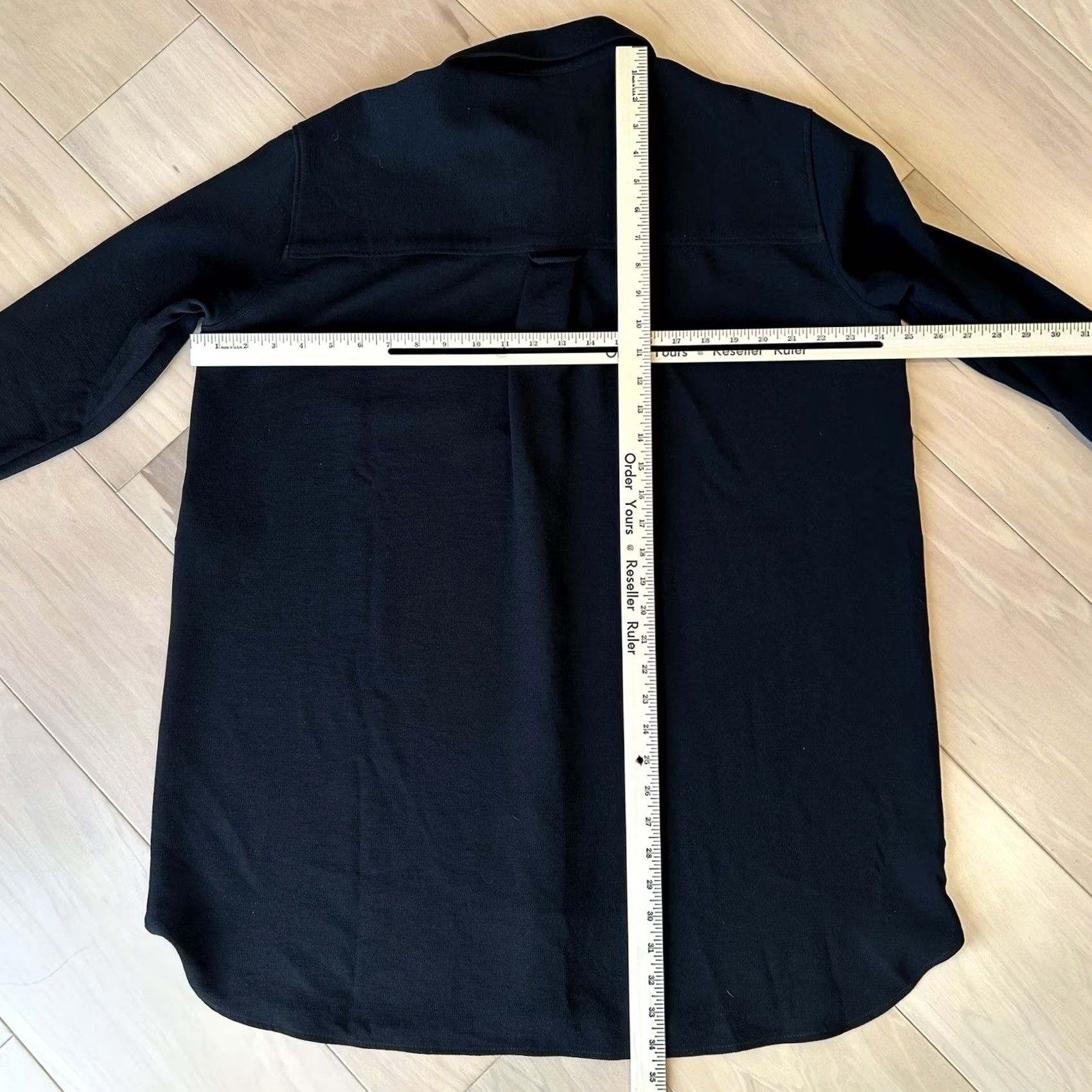 Vintage VINTAGE Sézane Sadie Mini Shirt Dress Black Long Sleeve Women 38 (Styled for Work, Casual, Bohemian) Womens Size XS / US 0-2 / IT 36-38 - 5 Thumbnail