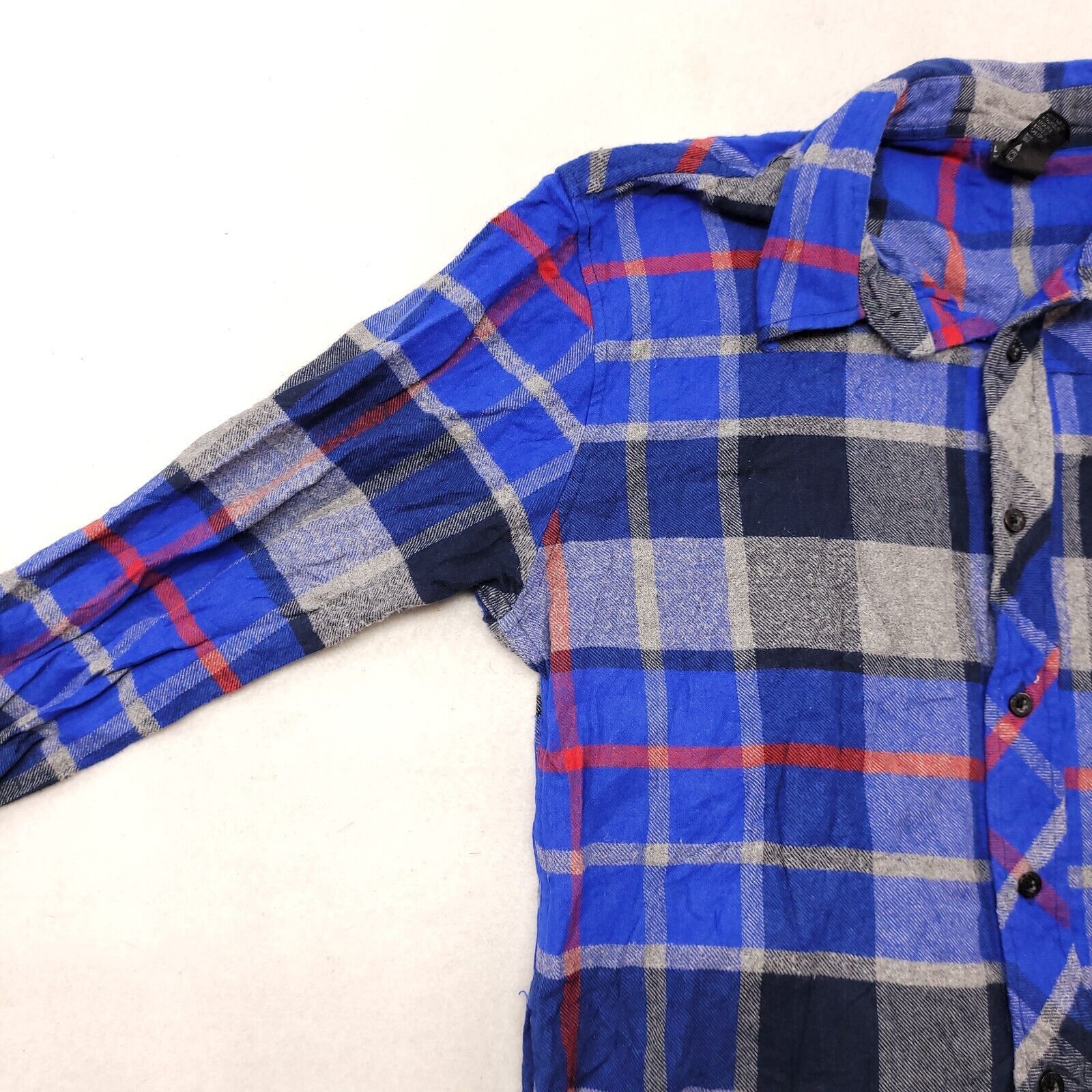 Zoo York Zoo York Madras Flannel Shirt Mens Size Large L Blue Black Size US L / EU 52-54 / 3 - 4 Thumbnail