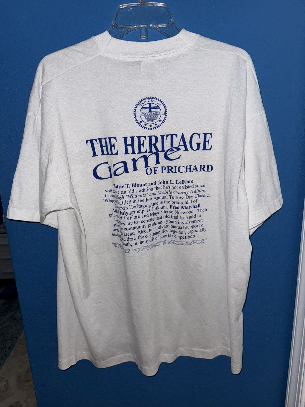 NCAA × Vintage Vintage T-shirt Florida A&M vs Blount Leopards Heritage Gamd Size US XL / EU 56 / 4 - 2 Thumbnail