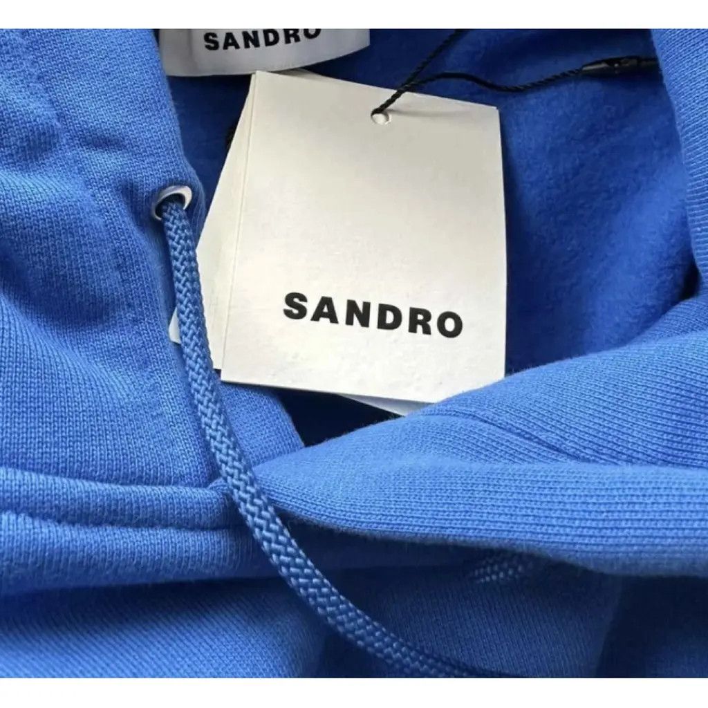 Sandro New sweatshirt Sandro blue organic cotton Size S / US 4 / IT 40 - 7 Thumbnail