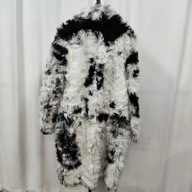 Miu Miu Miu Miu 38 Women's fur coat black and white color matching Size M / US 6-8 / IT 42-44 - 2 Thumbnail