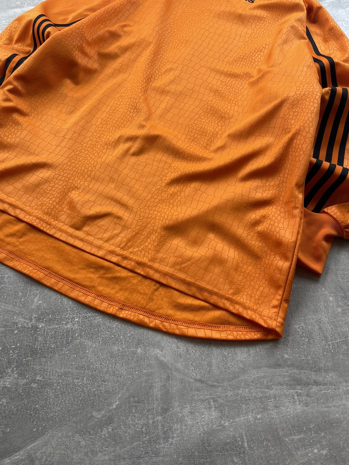 Adidas × Vintage Vintage Adidas Jens Lehmann Goalkeeper Jersey 1 Orange Black Size US L / EU 52-54 / 3 - 3 Thumbnail