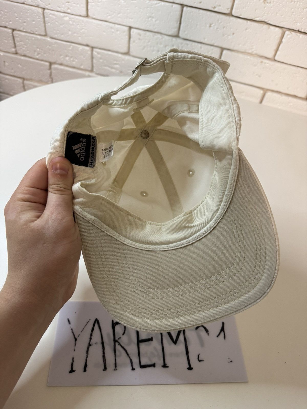 Vintage Adidas vintage cap hat Size ONE SIZE - 5 Thumbnail
