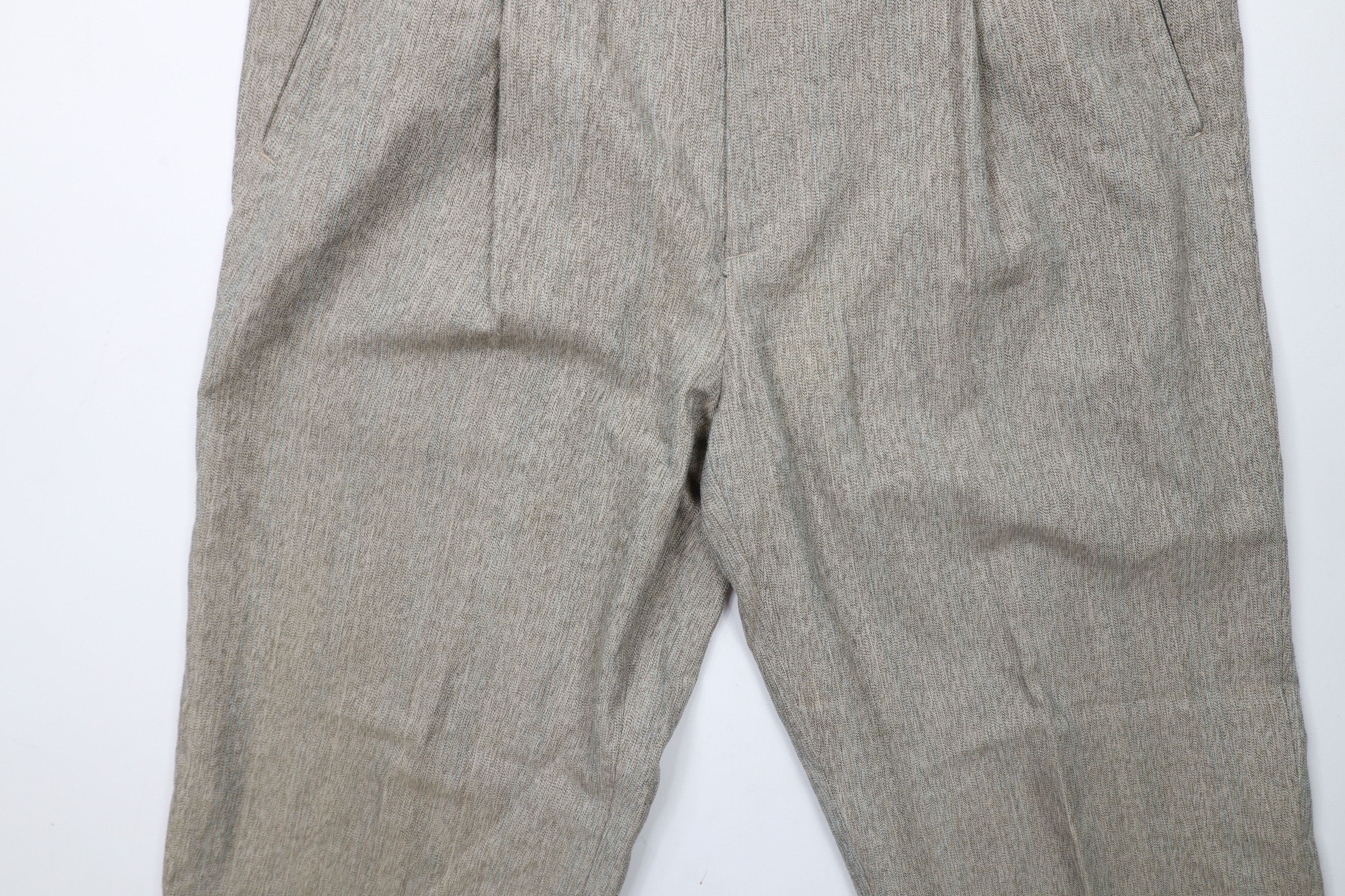 Vintage Vintage 90s Streetwear Pleated Cuffed Chino Pants Trousers Size US 32 / EU 48 - 5 Thumbnail