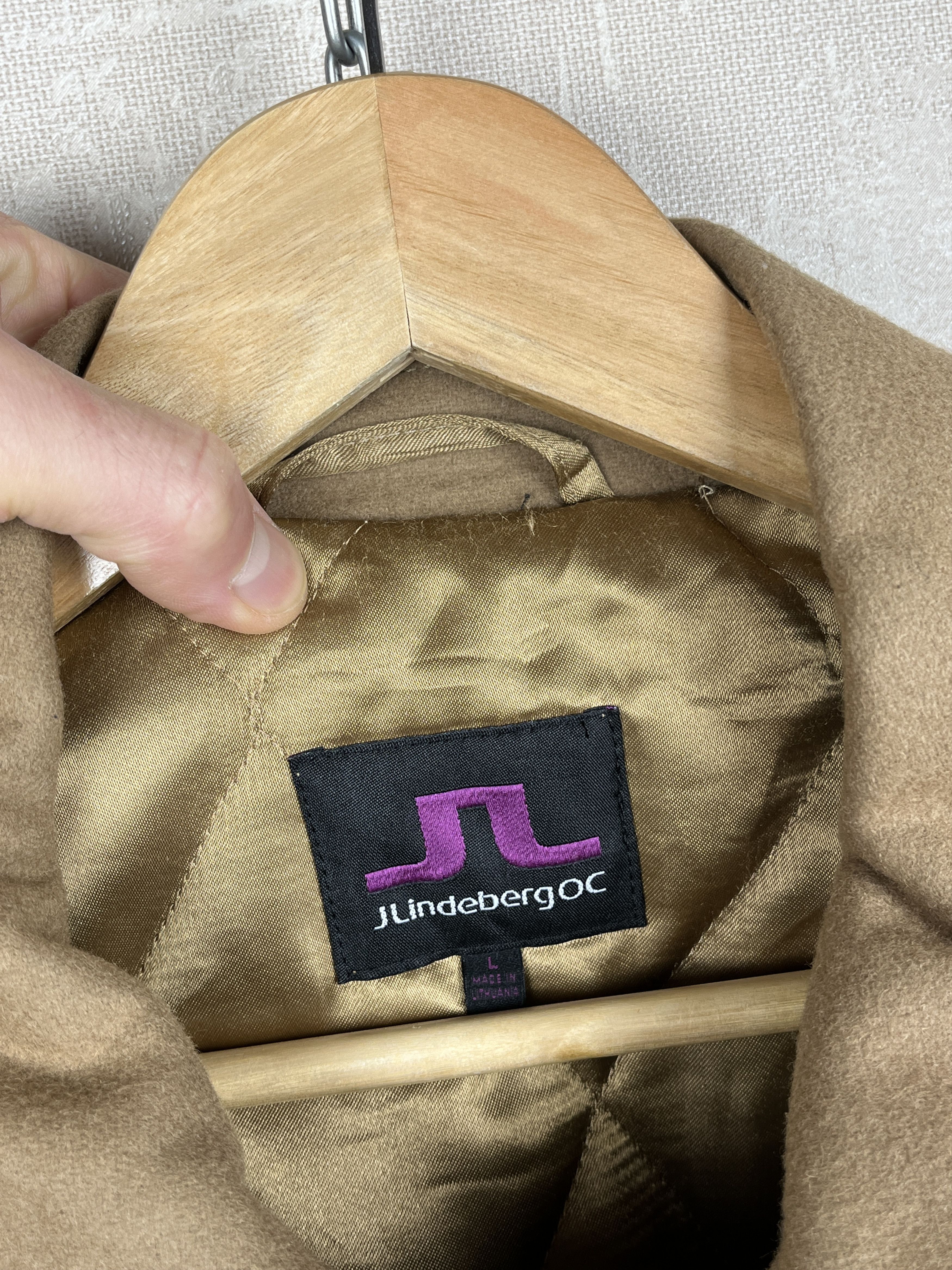 J.Lindeberg J. Lindeberg On Course Wool Blend Sport Coat Jacket Camel Size US L / EU 52-54 / 3 - 10 Thumbnail