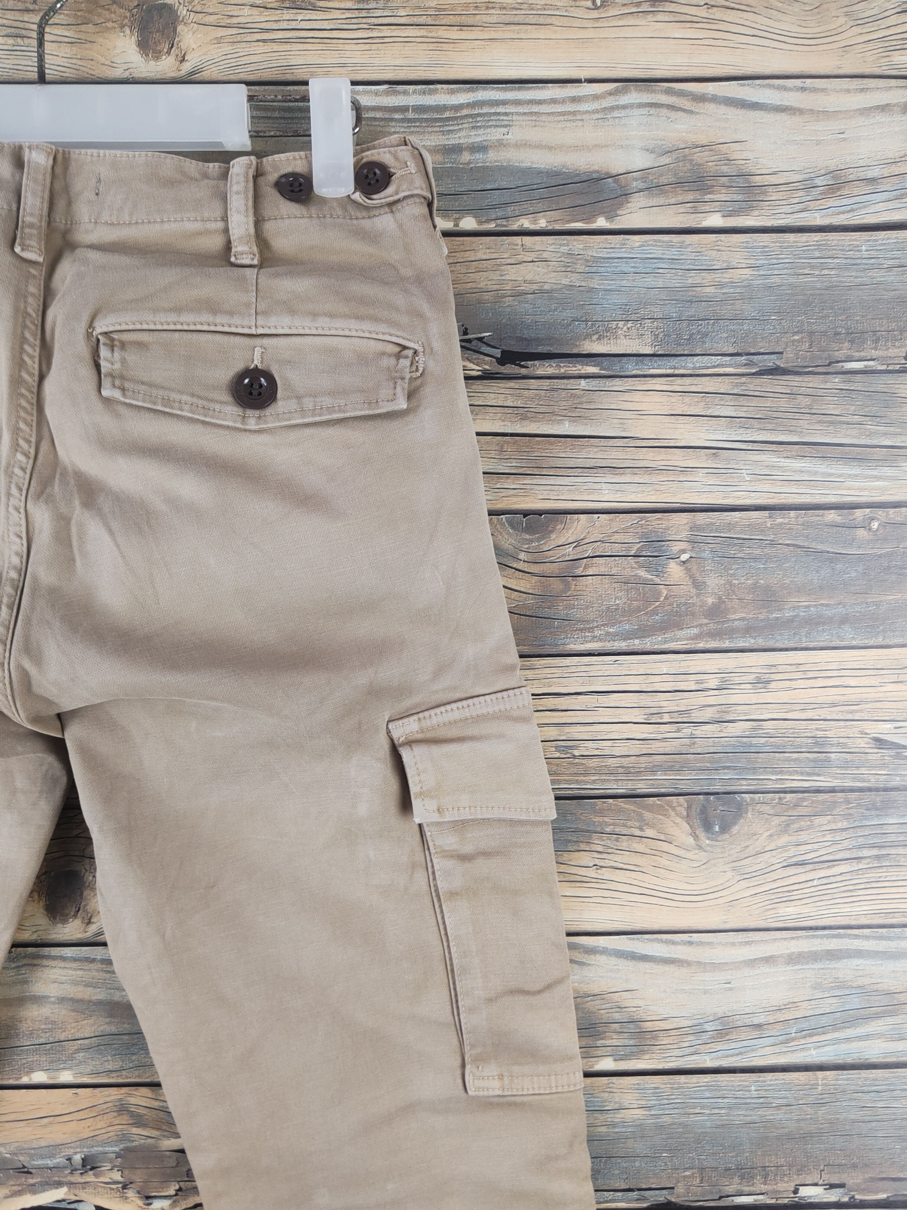 Johnbull DL Johnbull Beige Multipocket Cargo Pants #1895 Size US 28 / EU 44 - 10 Thumbnail