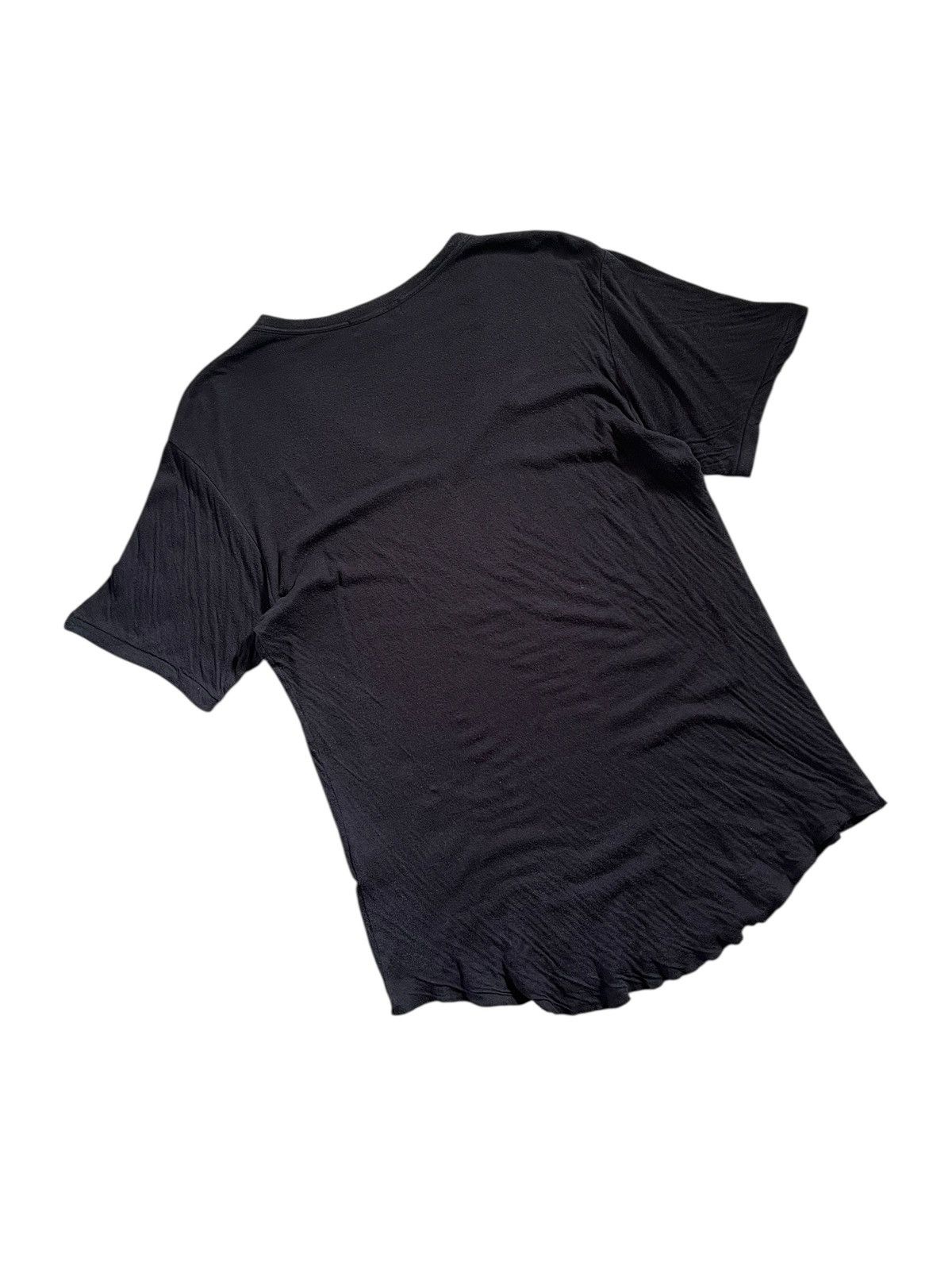 Yohji Yamamoto 1990s Yohji Yamamoto Pour Homme Wide Neck Tshirt Size US L / EU 52-54 / 3 - 6 Thumbnail