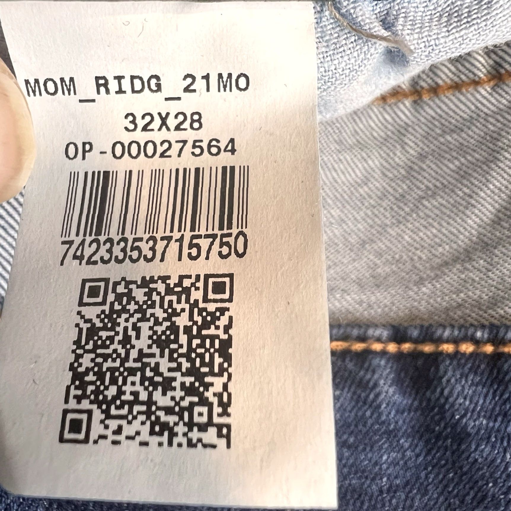 Mott & Bow Mott & Bow Mom Ridge Jeans Women 32x29 Blue Dark Wash Denim High Rise 5-Pocket Boho 90s Velvet? (Wait) Size 24" / US 00 / IT 34 - 7 Thumbnail