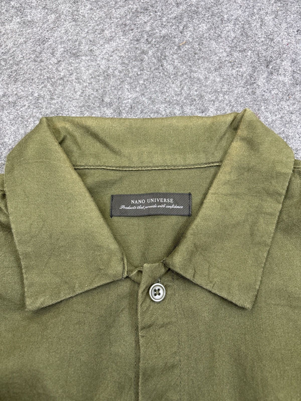 Japanese Brand NANO UNIVERSE Multipocket Two Tones Oversize Jacket F822 Size US M / EU 48-50 / 2 - 10 Thumbnail
