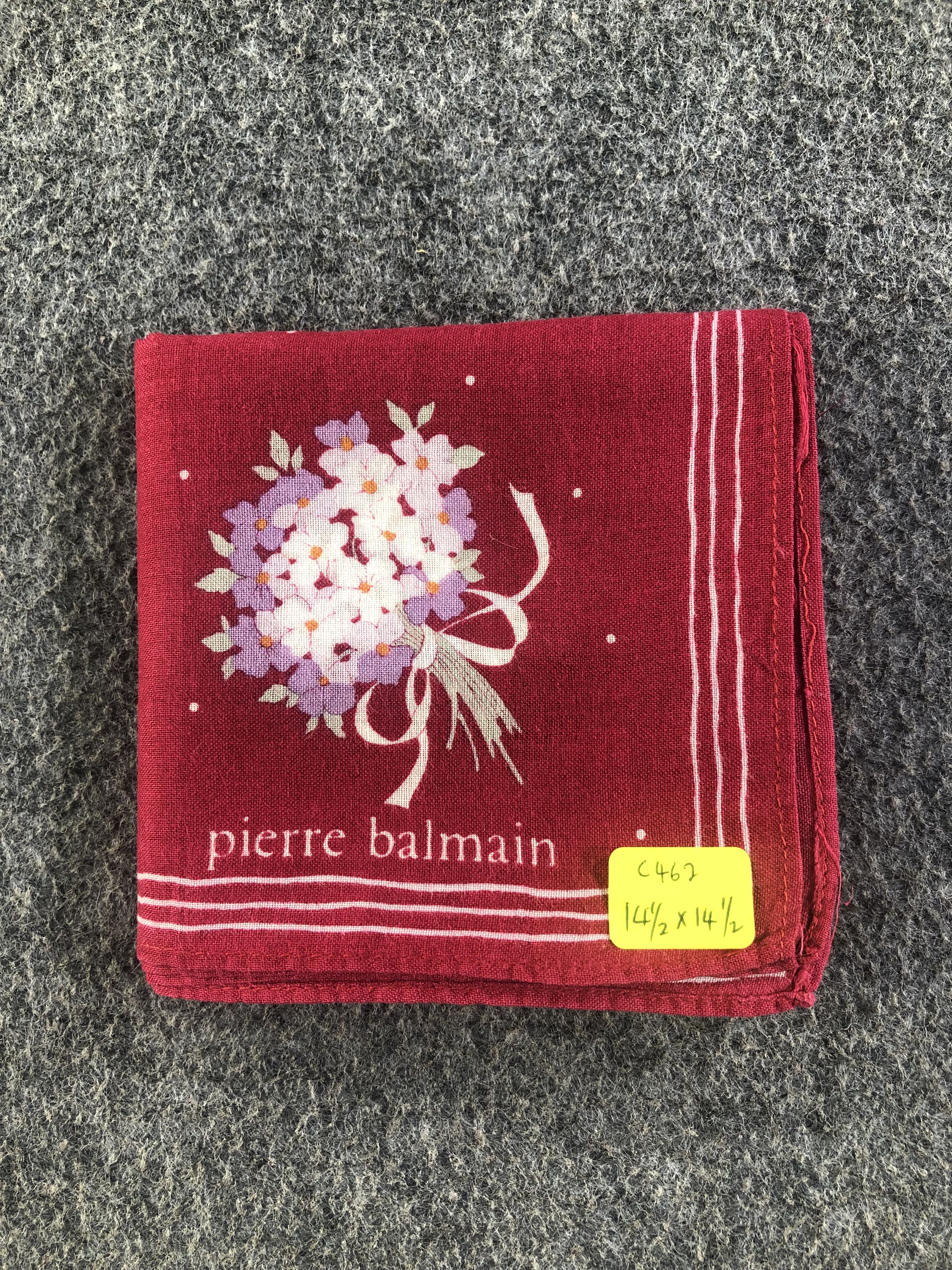 Pierre Balmain Pierre Balmain Handkerchief / Bandana / Neckerchief C462 Size ONE SIZE - 4 Thumbnail