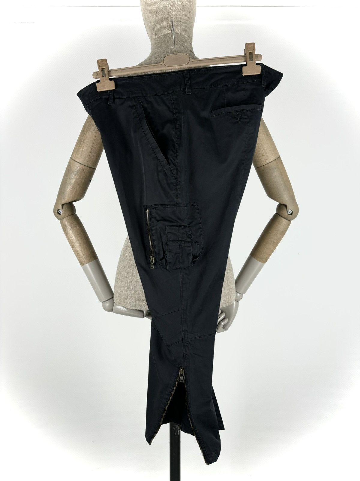 Prada Men's 00’s Linea Rossa Biker Cargo Zip Multipocket Pants Trousers Size US 36 / EU 52 - 6 Thumbnail