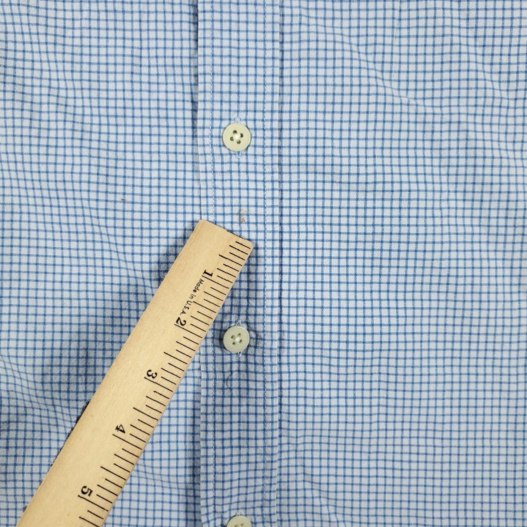 Abercrombie & Fitch VINTAGE Abercrombie & Fitch Shirt Mens XL Blue Check Button-Up Short Sleeve Casual Modern Preppy Mens Size US XL / EU 56 / 4 - 3 Thumbnail