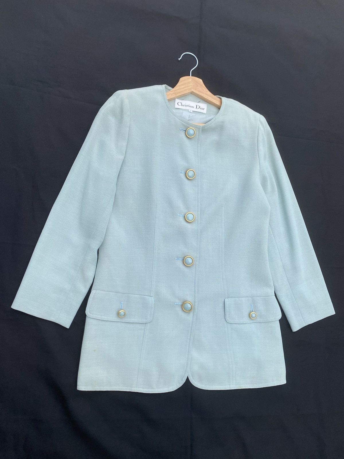 Dior Rare Vintage 90s Christian Dior Wool Suit Blazer/Jacket Size M / US 6-8 / IT 42-44 - 3 Thumbnail