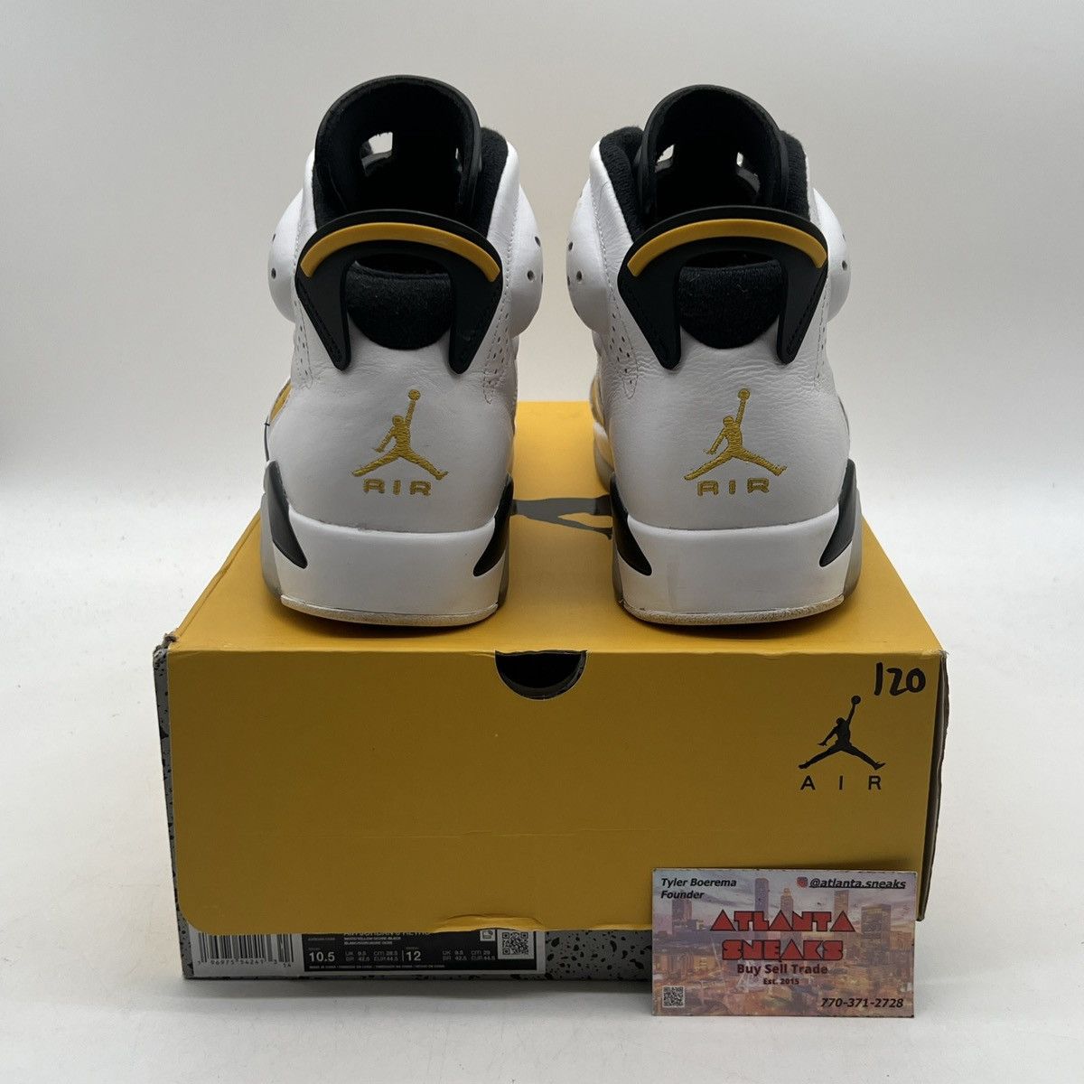 Jordan Brand Air Jordan 6 yellow ochre Size US 10.5 / EU 43-44 - 3 Thumbnail