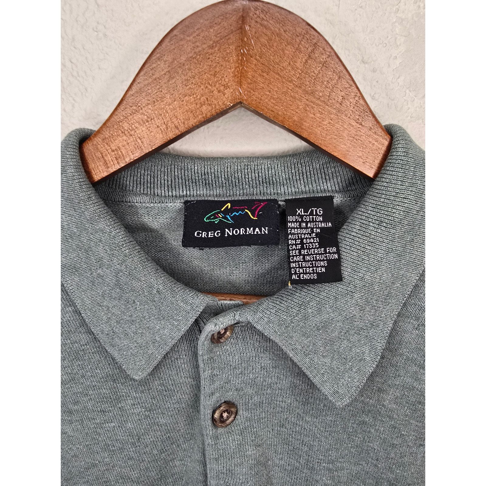 Greg Norman Greg Norman Sweatshirt Golf Polo XL Gray Long Sleeve Sweater Size US XL / EU 56 / 4 - 6 Thumbnail