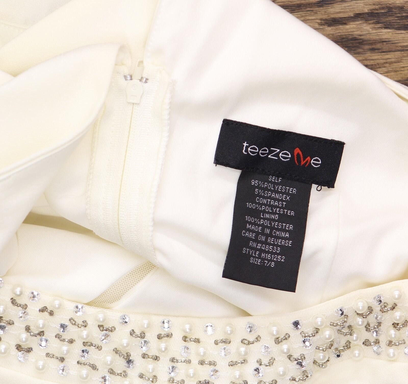 Other Teeze Me Illusion Sheath Dress H161252 Cream Off White 7/8 Size M / US 6-8 / IT 42-44 - 4 Thumbnail