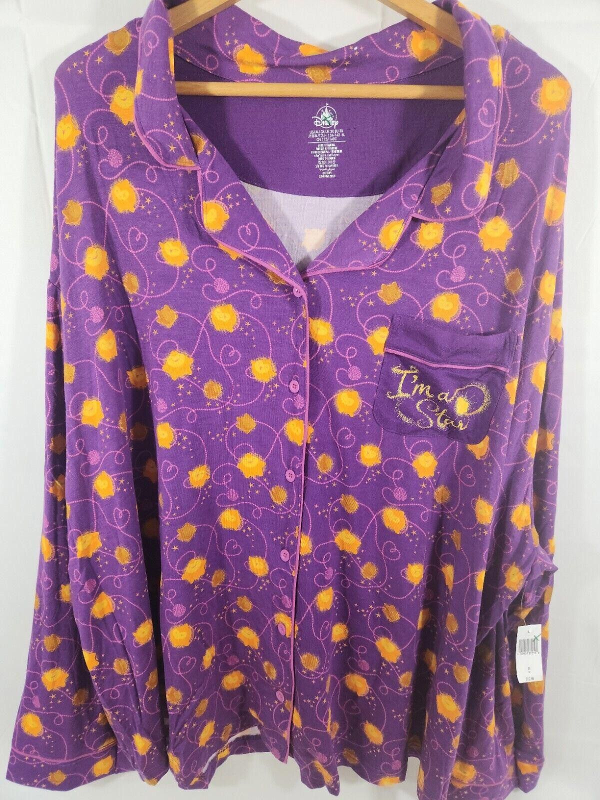 Designer Cute Purple Pajama Set - I'm a Star Print Size ONE SIZE - 4 Thumbnail