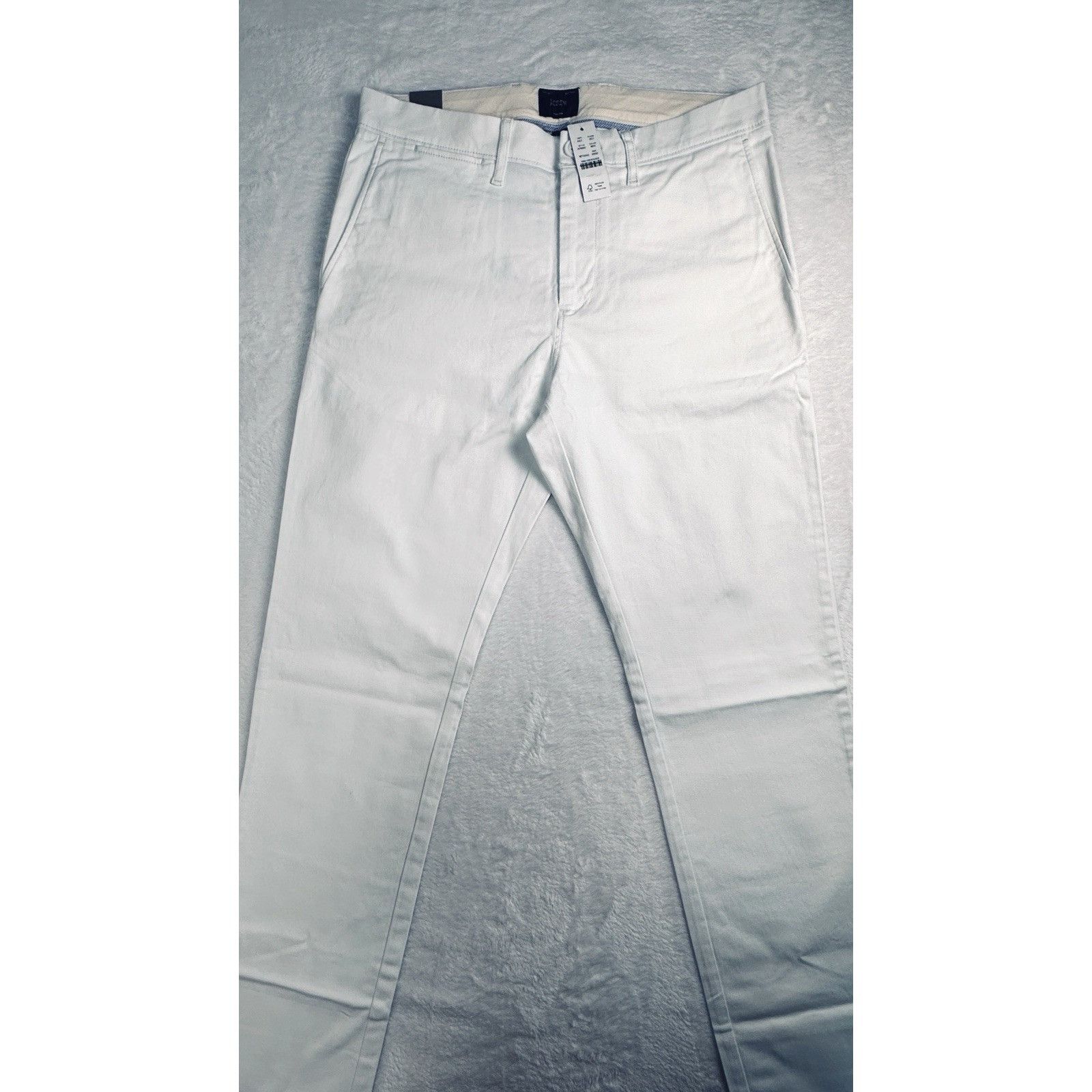 J.Crew J.Crew Mens 484 Slim-fit Stretch Chino White Pant 28/32 Size US 28 / EU 44 - 9 Thumbnail