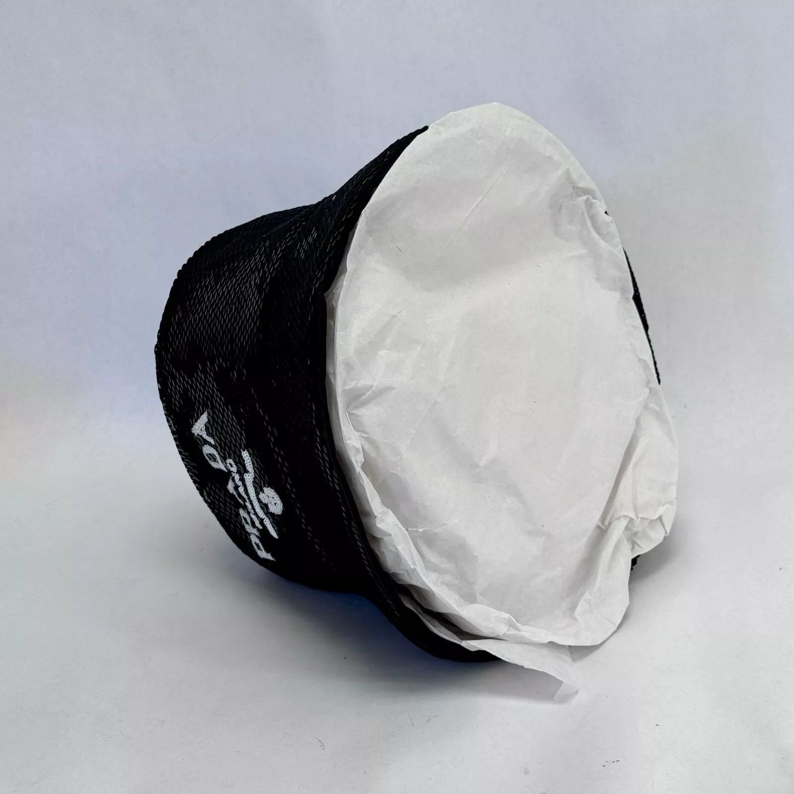 Prada Prada Sequin Logo Bucket Hat Size M Black Authentic Size ONE SIZE - 5 Thumbnail