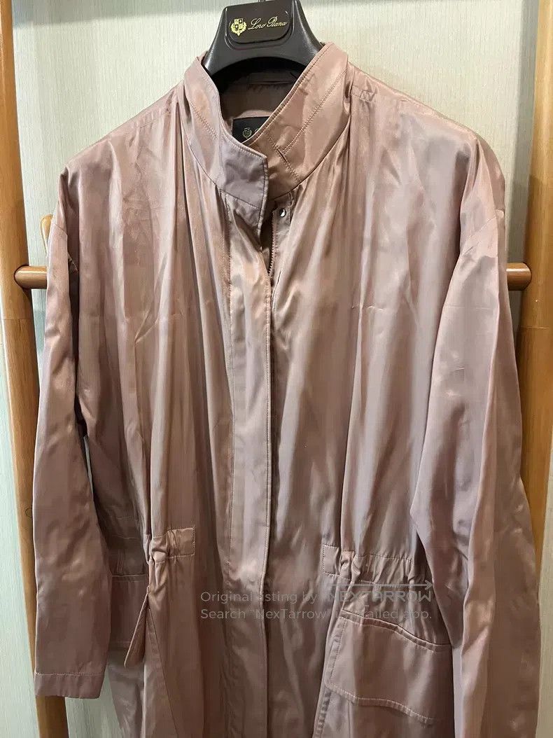 Loro Piana Loro Piana Silk Long Windbreaker Coat Size S / US 4 / IT 40 - 2 Thumbnail