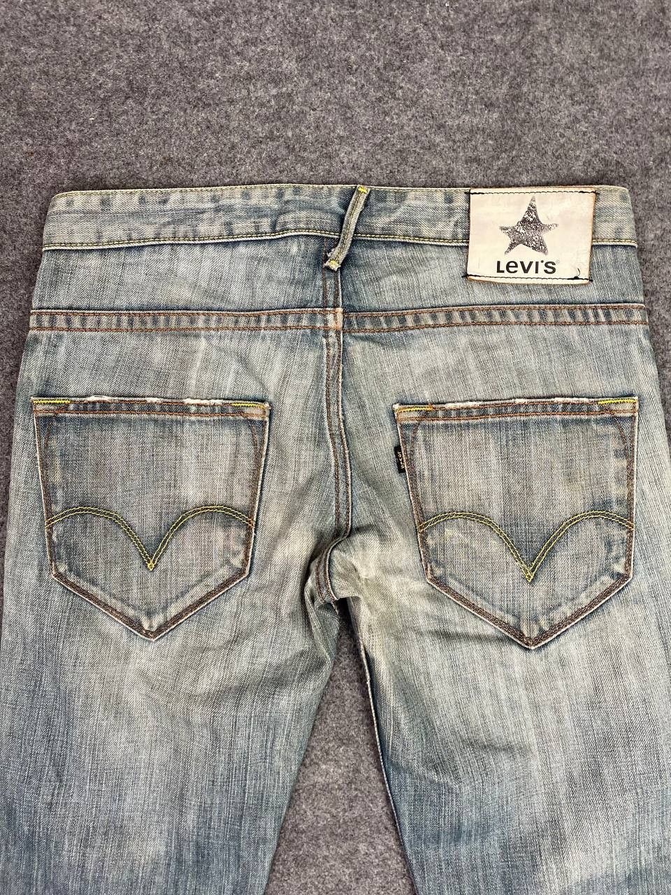 Levi's vintage levis black star distressed denim nice design Size US 32 / EU 48 - 3 Thumbnail
