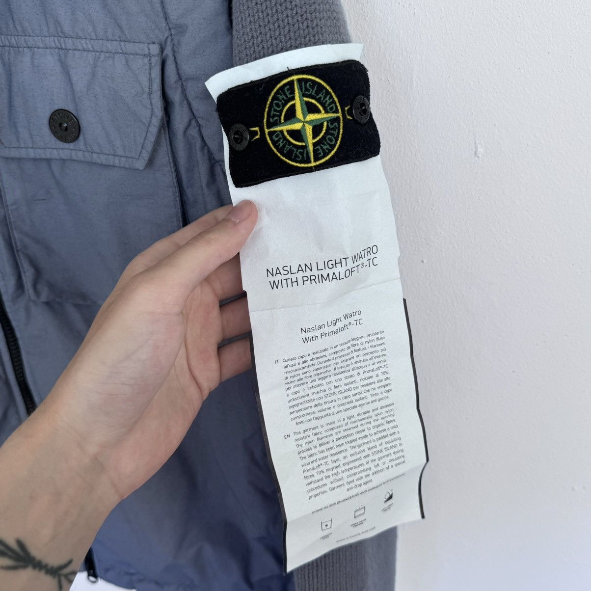 Stone Island Stone Island Naslan Light Watro Primaloft Jacket Size US M / EU 48-50 / 2 - 5 Thumbnail