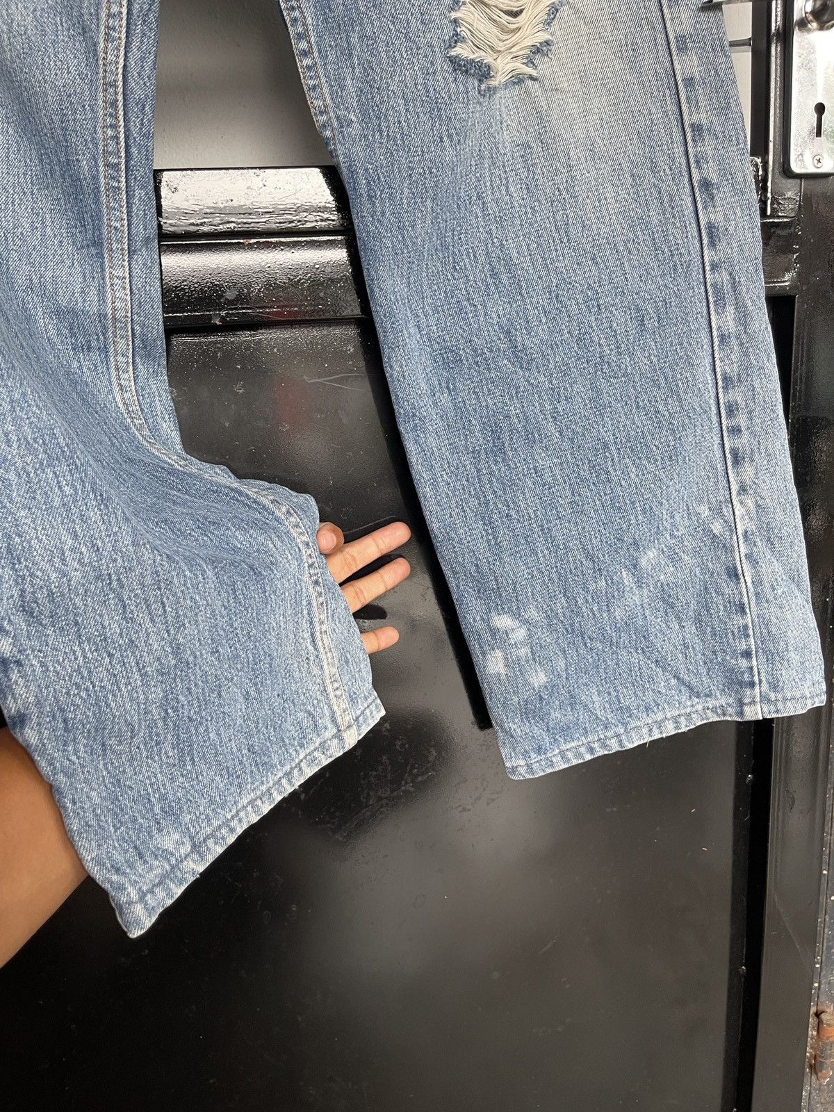Levi's × Levi's Made & Crafted × Levi's Vintage Clothing Vintage Distressed Levis 569 e USA Wide Leg Size US 31 - 3 Thumbnail