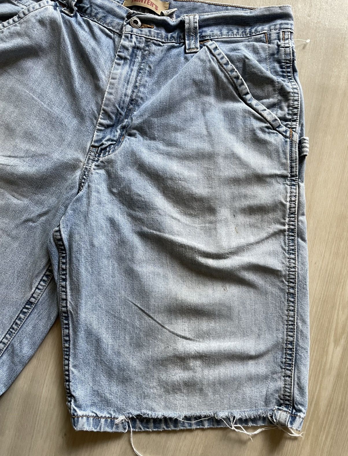 Old Navy × Vintage Vintage Y2K Old Navy Jean Jorts Painters Carpenter Sz 34 Size US 34 / EU 50 - 4 Thumbnail