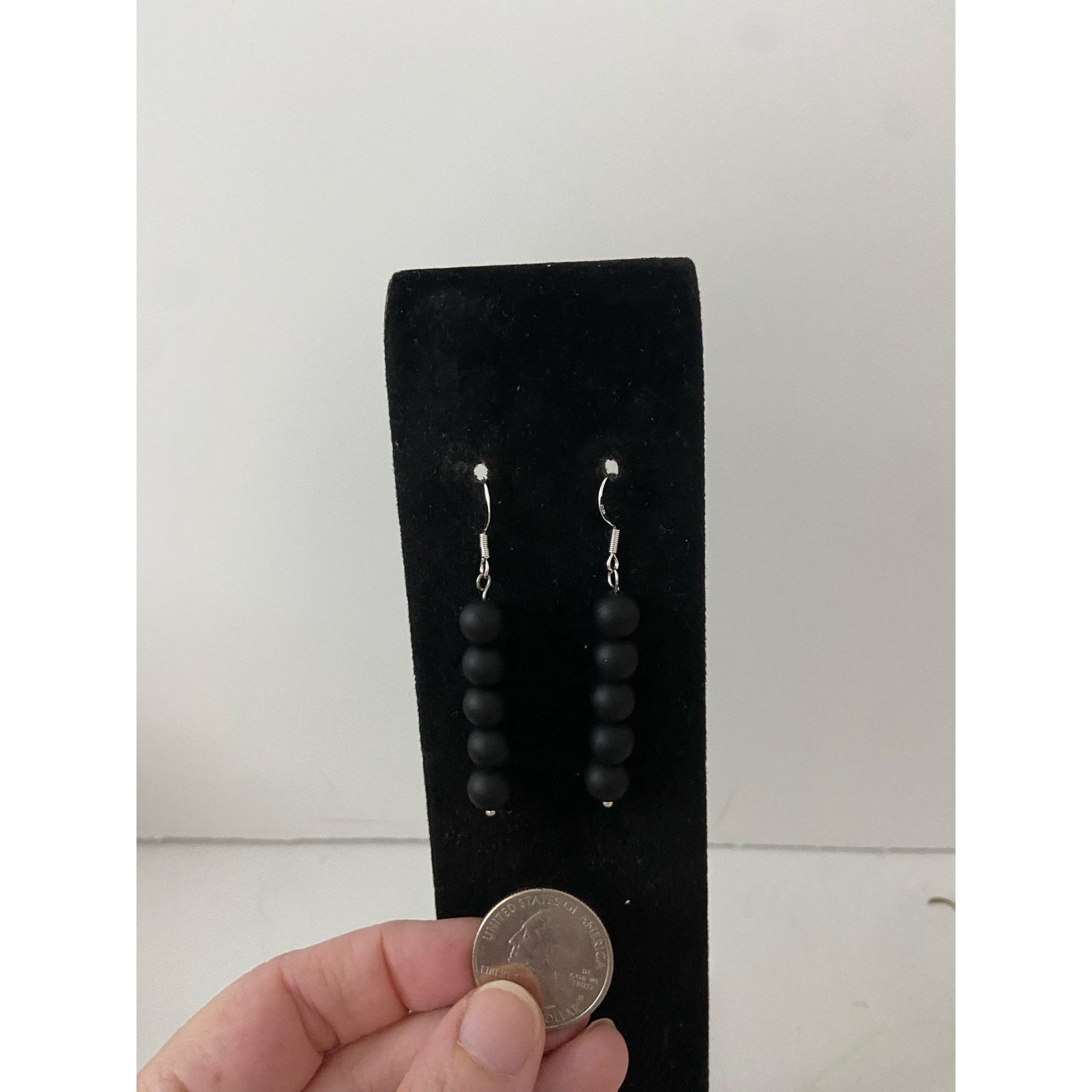 Handmade onyx earrings Size ONE SIZE - 2 Thumbnail